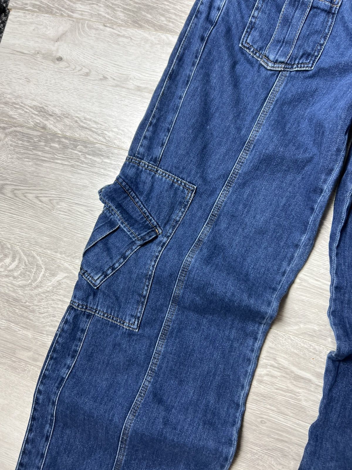 Bdg BDG Multi Pocket Baggy Denim Pants Wide Leg Jeans Size US 34 / EU 50 - 5 Thumbnail