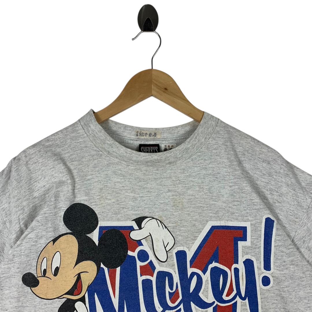 Disney Vintage 90s Mickey Mouse New York Tee Size US L / EU 52-54 / 3 - 2 Thumbnail