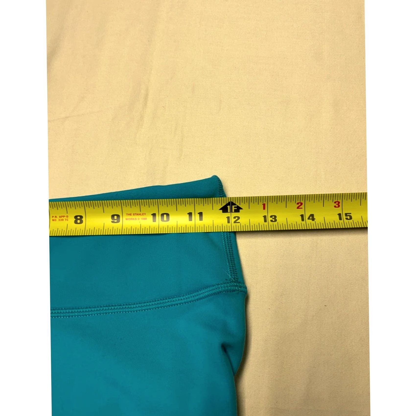 Lululemon Lululemon Wunder Under Crop Leggings Teal Blue Size 4 W24 L21 Yoga Pants Women Size 27" / US 4 / IT 40 - 7 Thumbnail