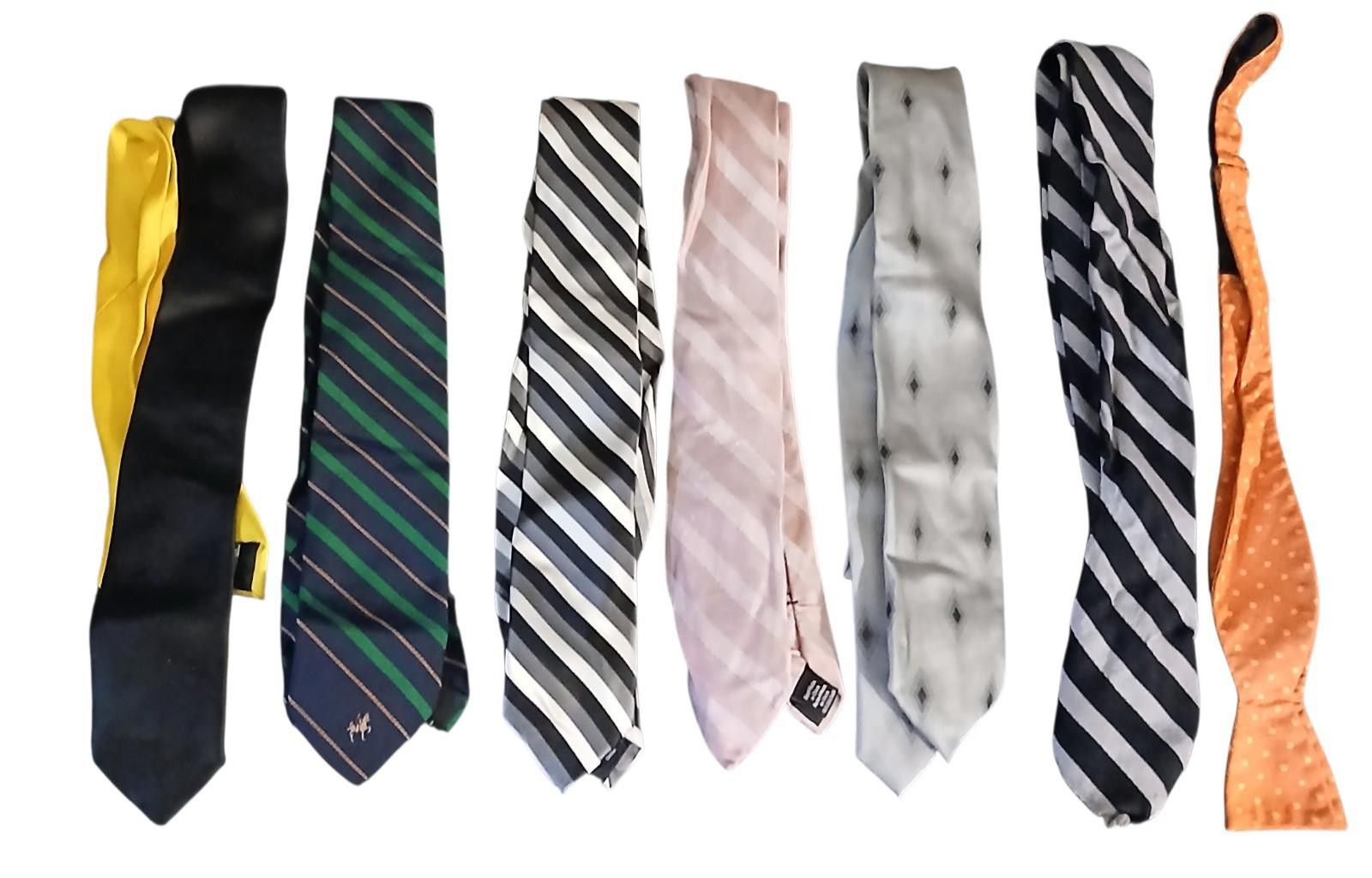 The Unbranded Brand 7 (Men's Ties)-(6 Ties)-(1 Bow Tie)-(Multicolors)-$35 Size ONE SIZE - 1 Thumbnail
