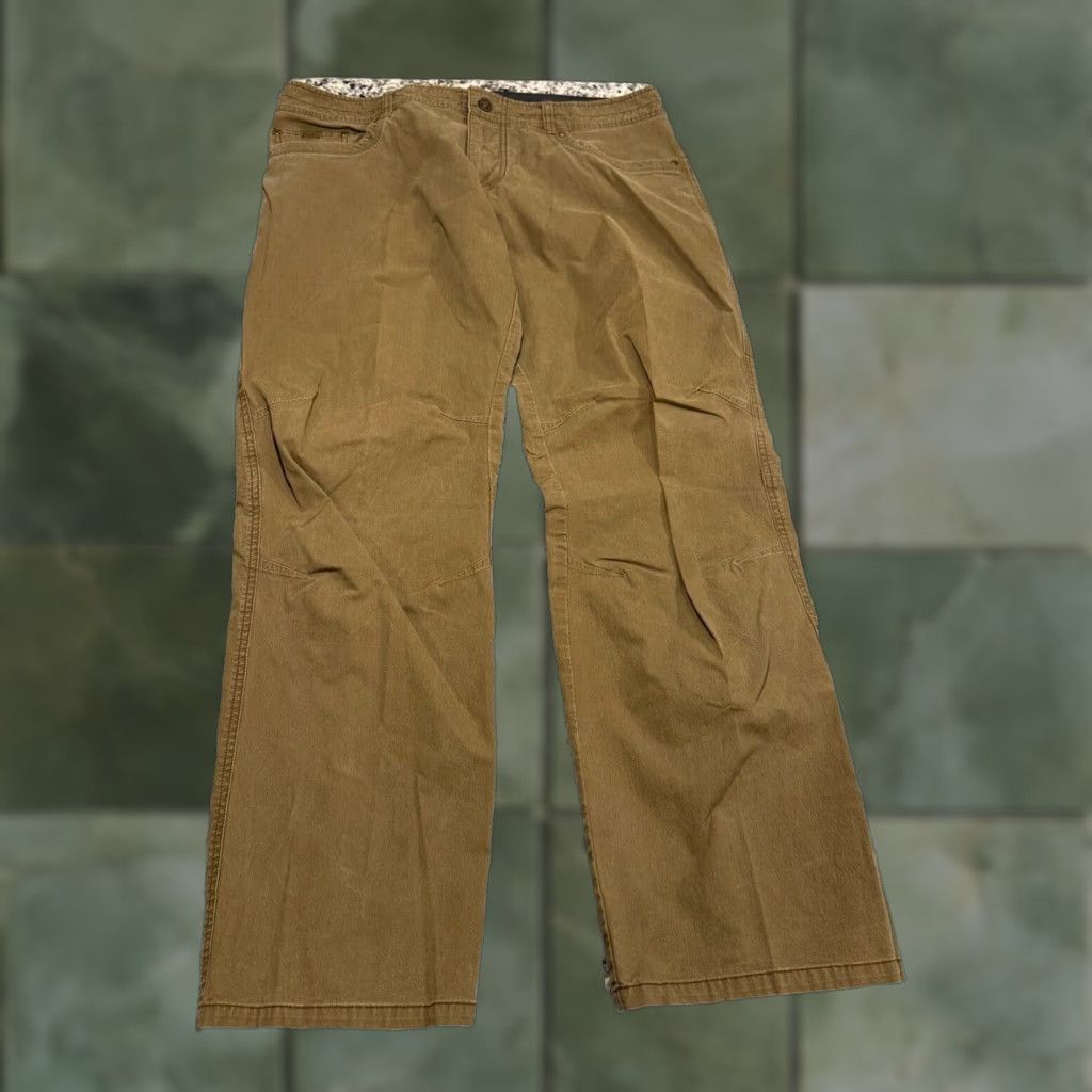 Vintage VINTAGE KUHL Revolvr Pants 38 x 32 Cargo Pockets Men Regular Brownish Green 90s Outdoor Hiking Patina Size US 38 / EU 54 - 1 Thumbnail