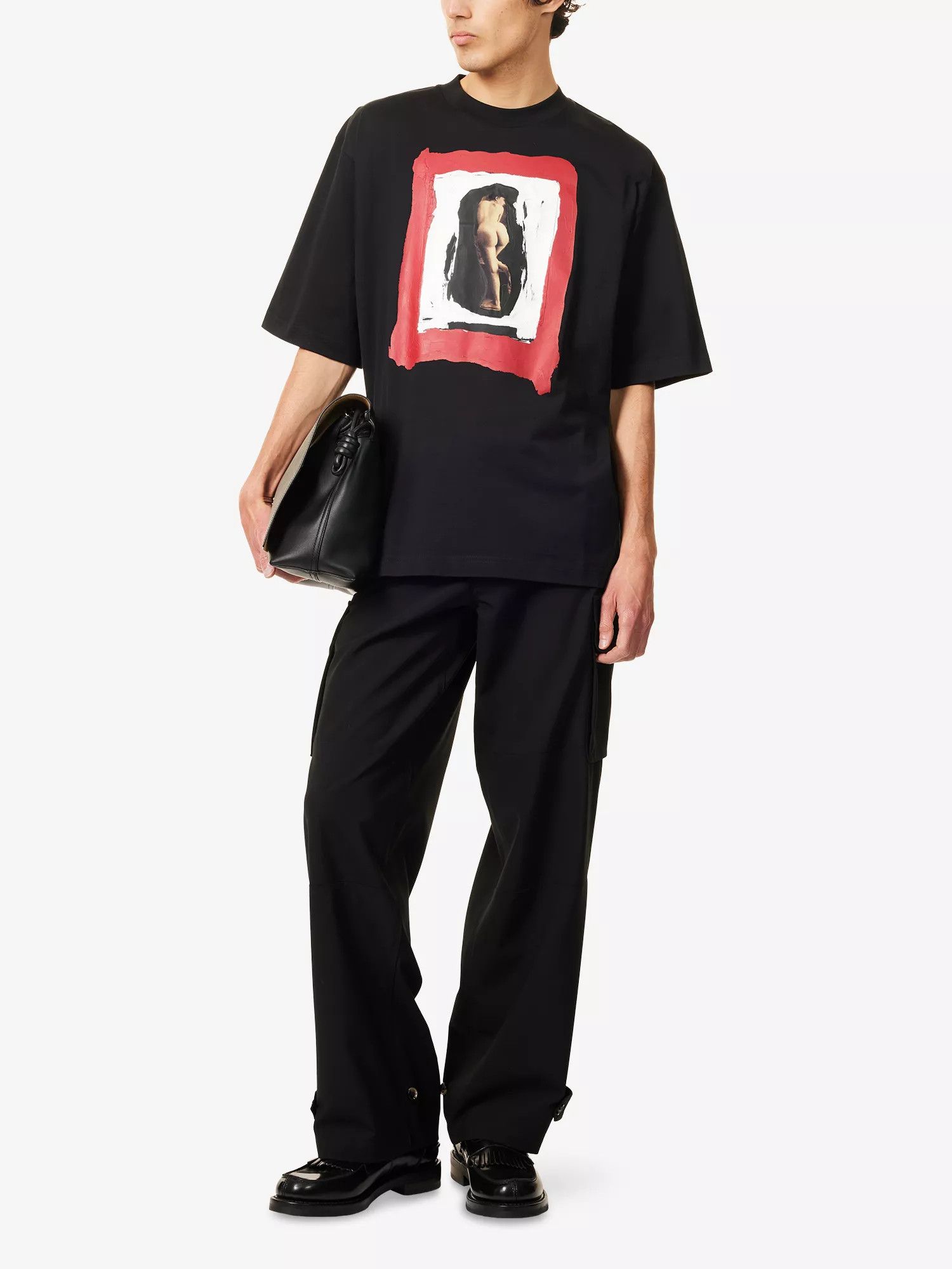 Marni o1w1db10526 T-Shirt in Black Size US M / EU 48-50 / 2 - 2 Thumbnail