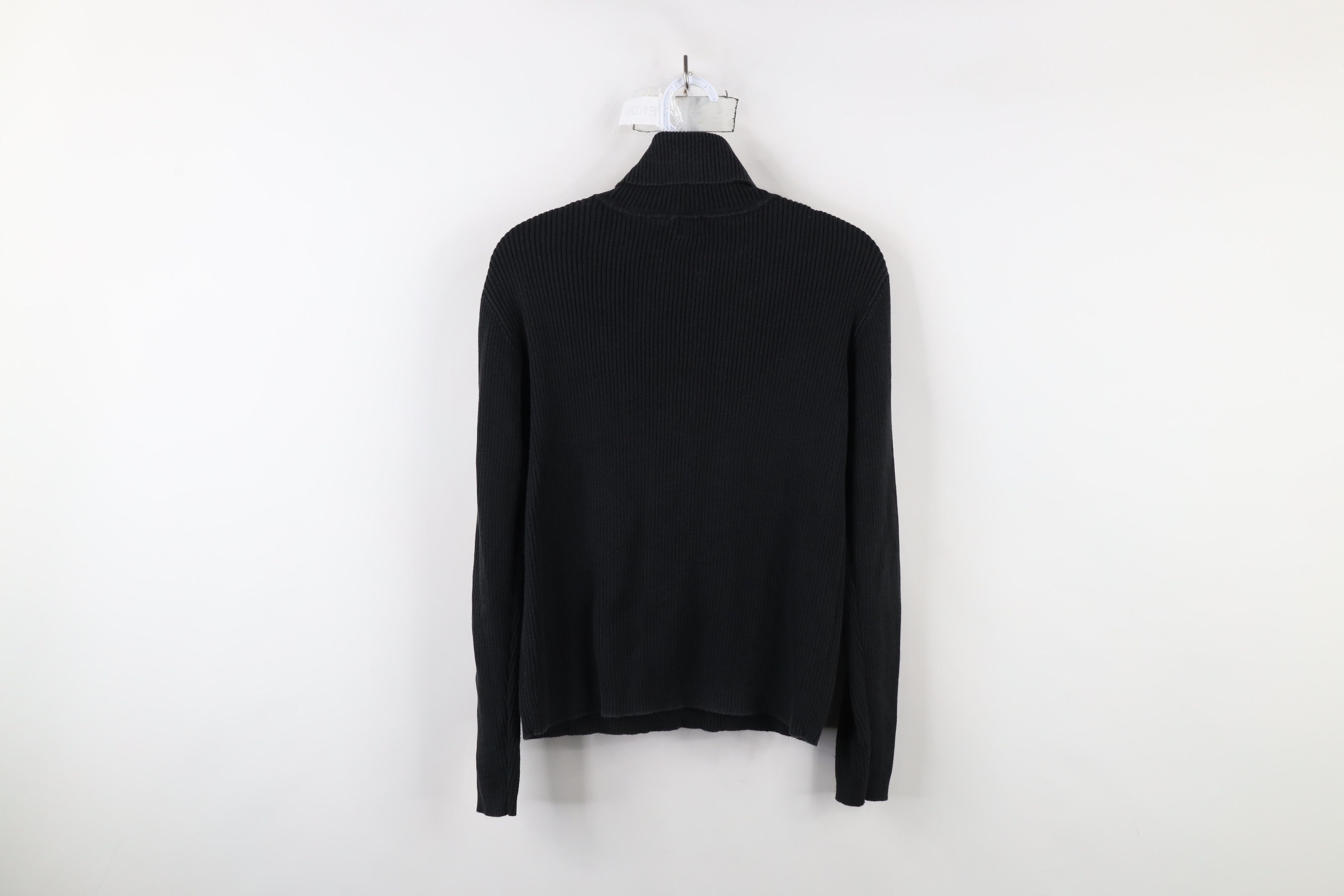 Gap × Vintage Vintage 90s Gap Blank Stretch Ribbed Knit Turtleneck Sweater Size M / US 6-8 / IT 42-44 - 9 Thumbnail