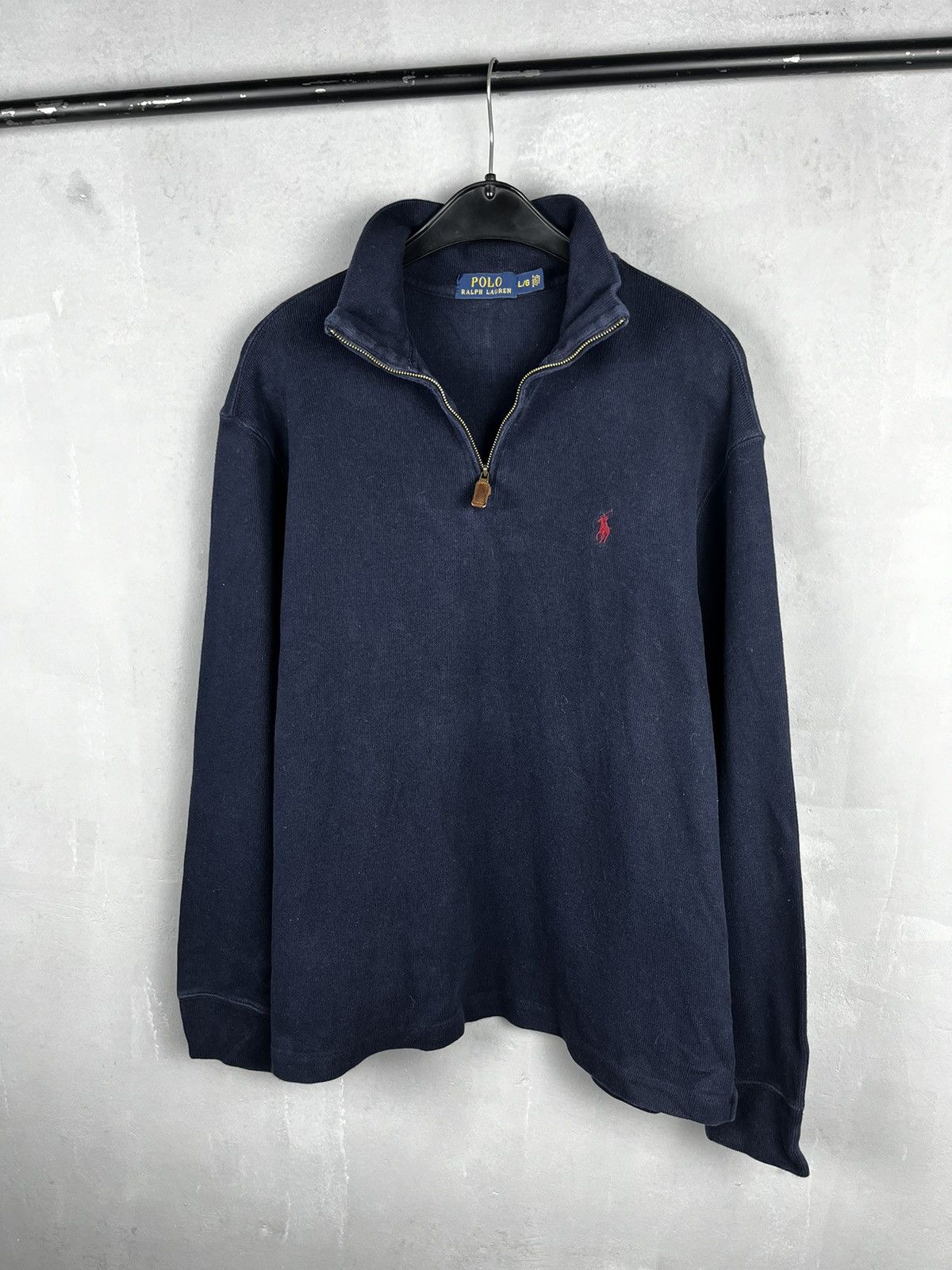 Polo Ralph Lauren × Ralph Lauren × Vintage Polo Ralph Lauren zip sweatshirt Size US L / EU 52-54 / 3 - 3 Thumbnail