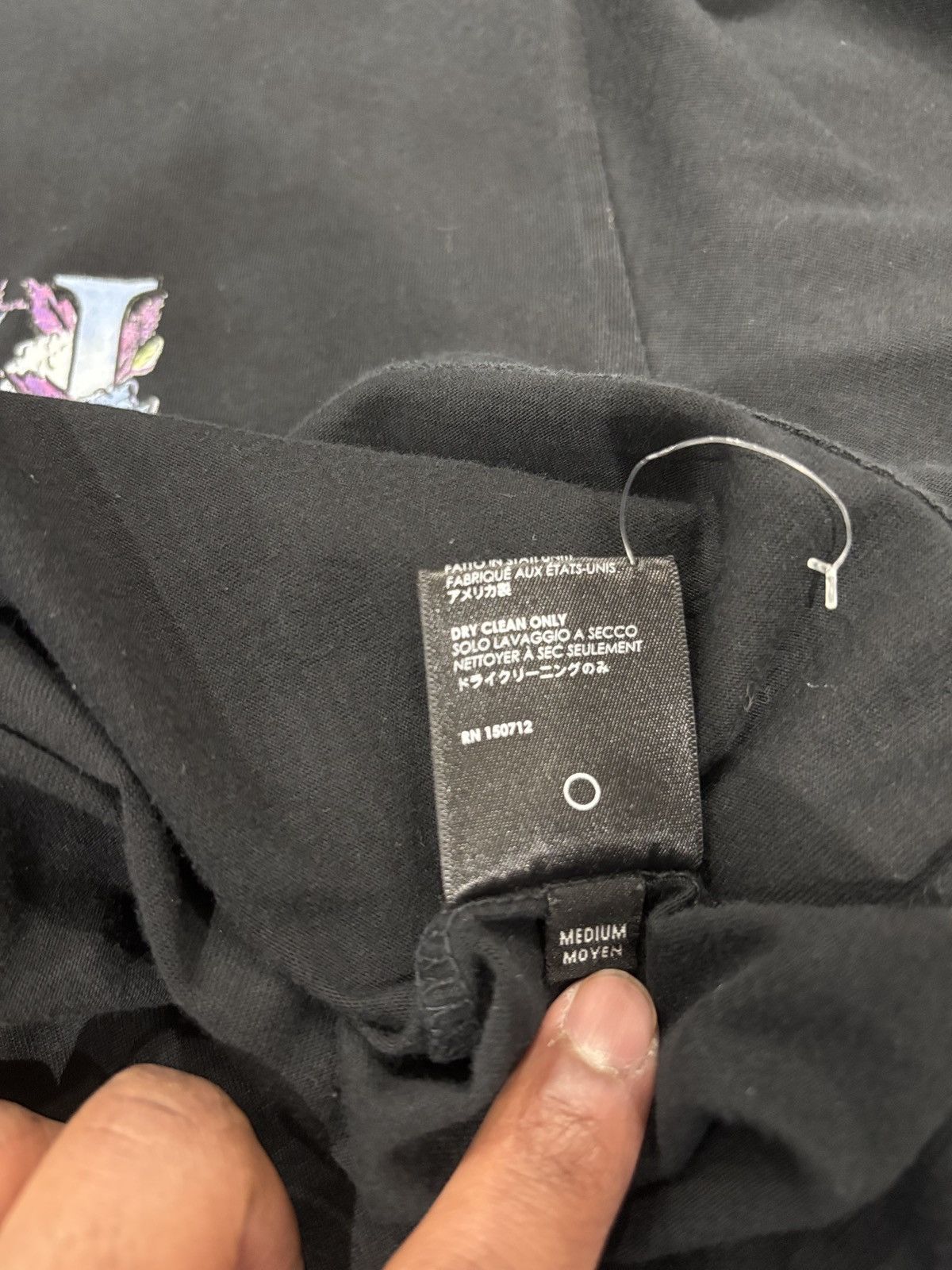 Amiri Amiri Floral Logo Shirt Black Size: M Size US M / EU 48-50 / 2 - 7 Thumbnail