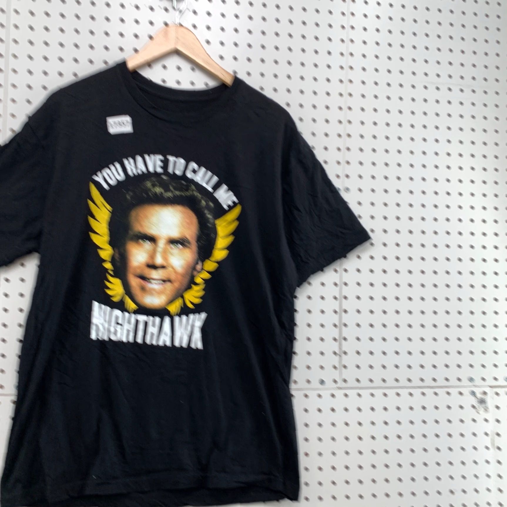 Vintage Night Hawk Shirt Men Black Short Sleeve Movie Will Ferrel Adult L Night Hawk Shirt Black Short Sleeve Movie Will Ferrel Size US L / EU 52-54 / 3 - 4 Thumbnail