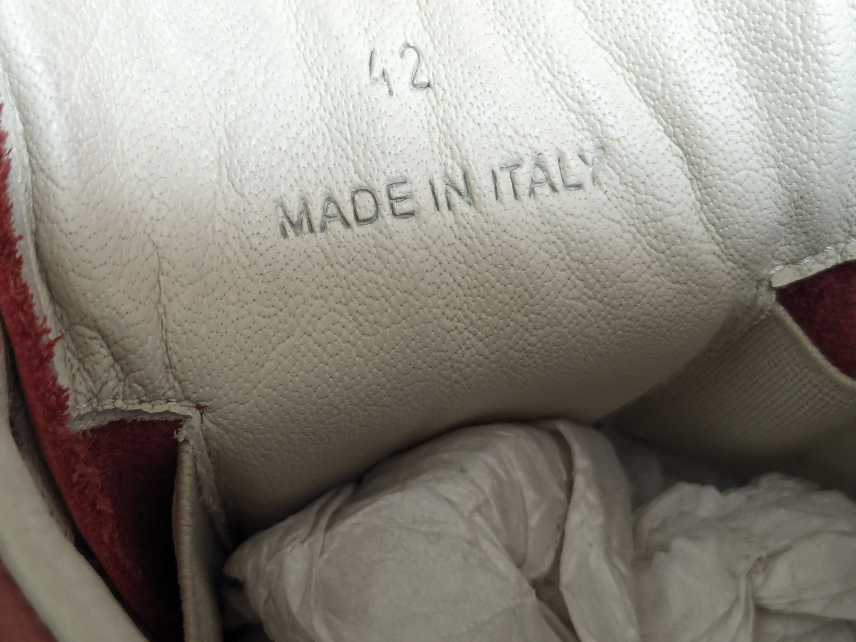 Maison Margiela Maison Margiela Replica GAT Red Paint Splatter 9 42 Gum Low Size US 9 / EU 42 - 5 Thumbnail