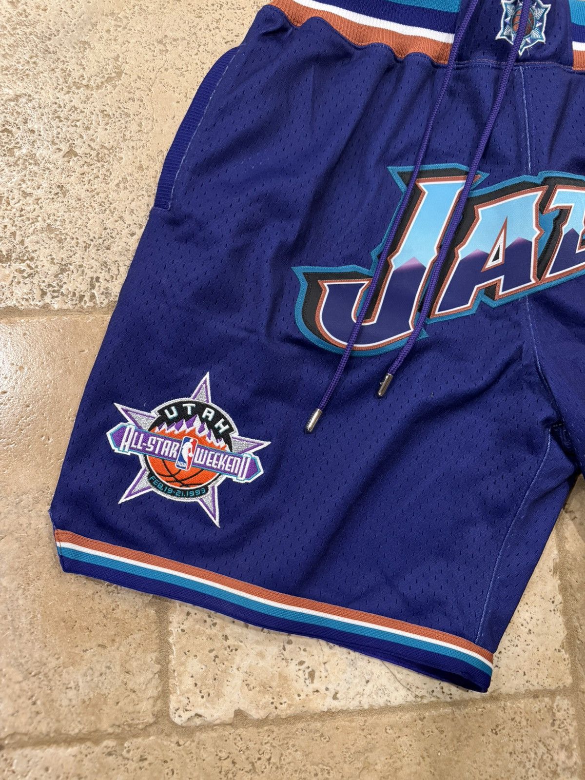 Just Don × Mitchell & Ness × Rsvp Gallery Just Don x Mitchell & Ness NBA Utah Jazz Purple Shorts Size US 34 / EU 50 - 2 Thumbnail