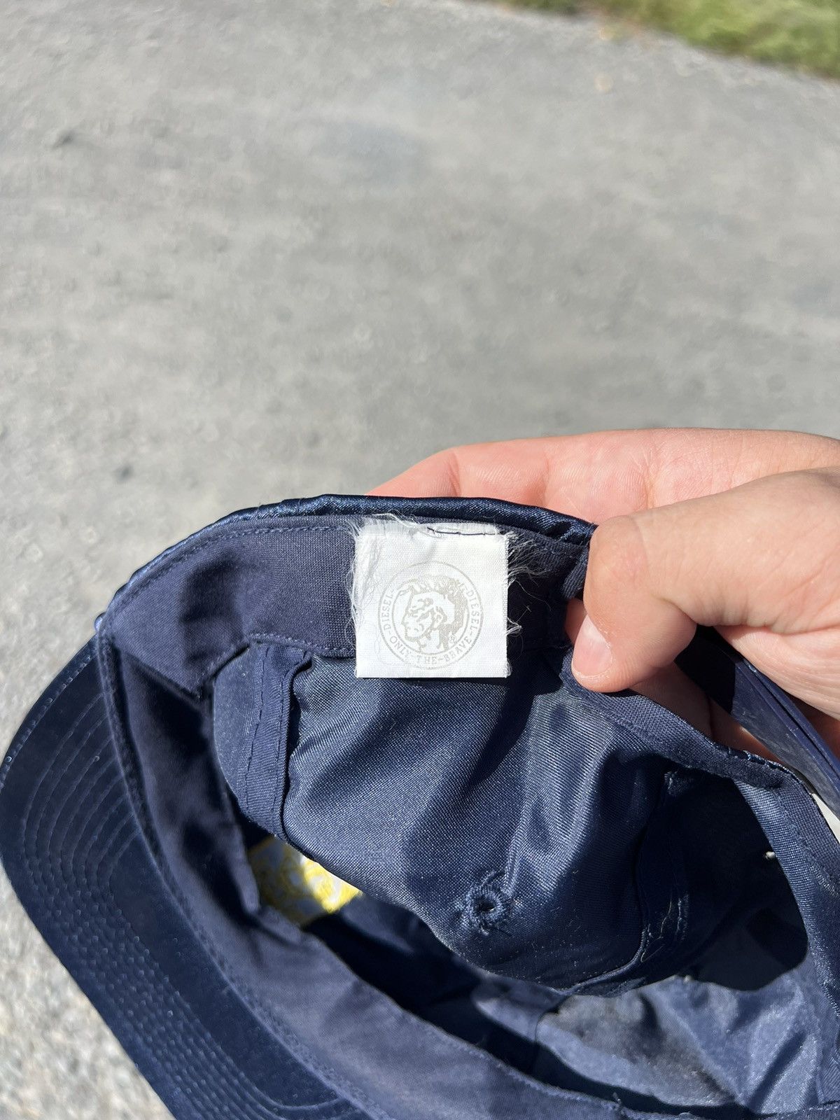 Diesel Vintage 90s Diesel Nylon Cap Made in Korea Size ONE SIZE - 5 Thumbnail