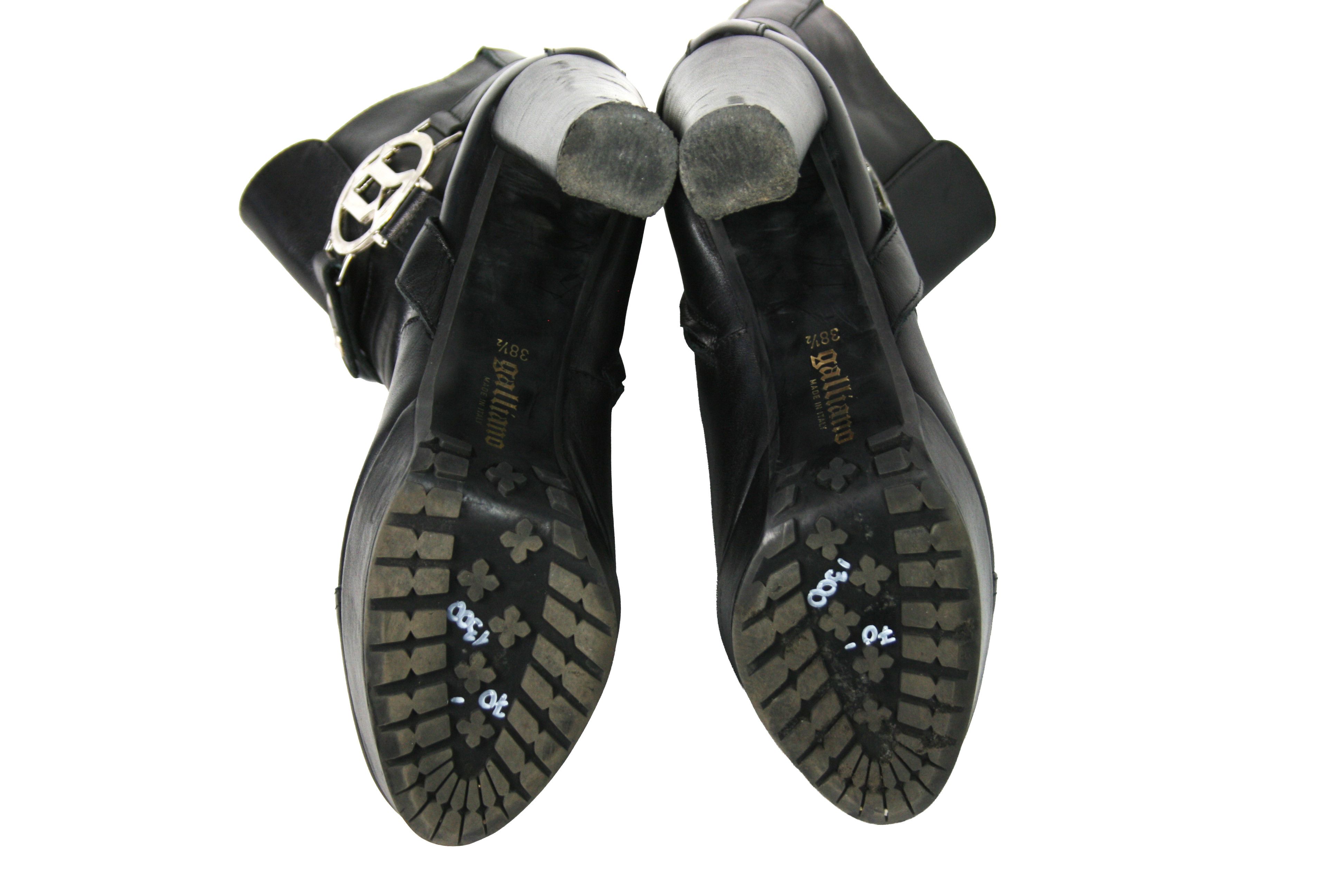 John Galliano G Logo Y2K Platform Boots Size US 8.5 / IT 38.5 - 12 Thumbnail