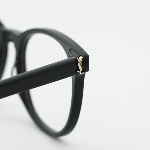 Saint Laurent Paris Saint Laurent SL M111 001 Round Eyeglasses Black 52mm Frame Size ONE SIZE - 5 Thumbnail