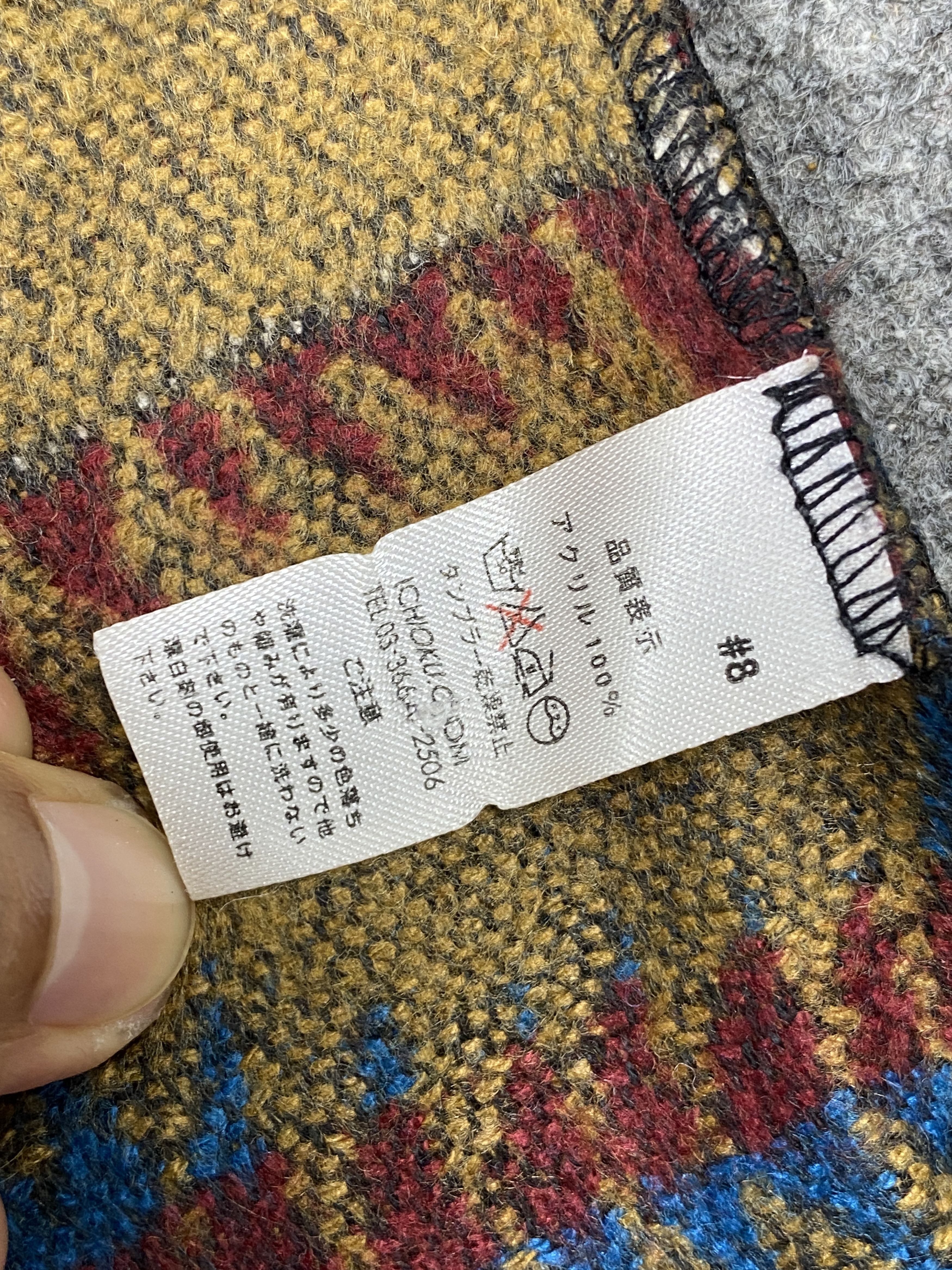 Japanese Brand Japanese Brand Native Scarf / Muffler / Neckwear SC0093 Size ONE SIZE - 7 Thumbnail