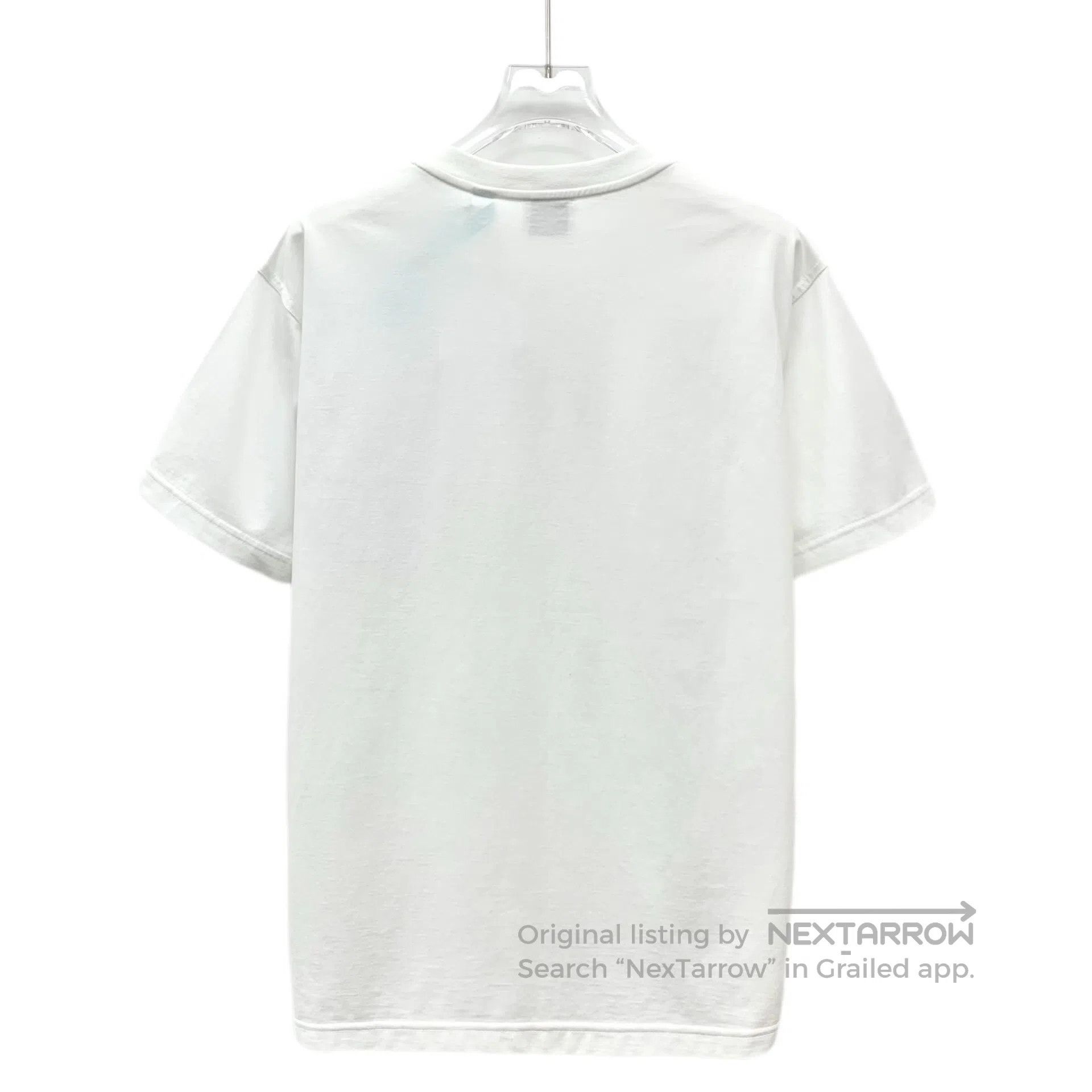 Burberry Burberry White Plaid Pocket Patchwork Cotton Crew Neck Sho Size US XS / EU 42 / 0 - 2 Thumbnail