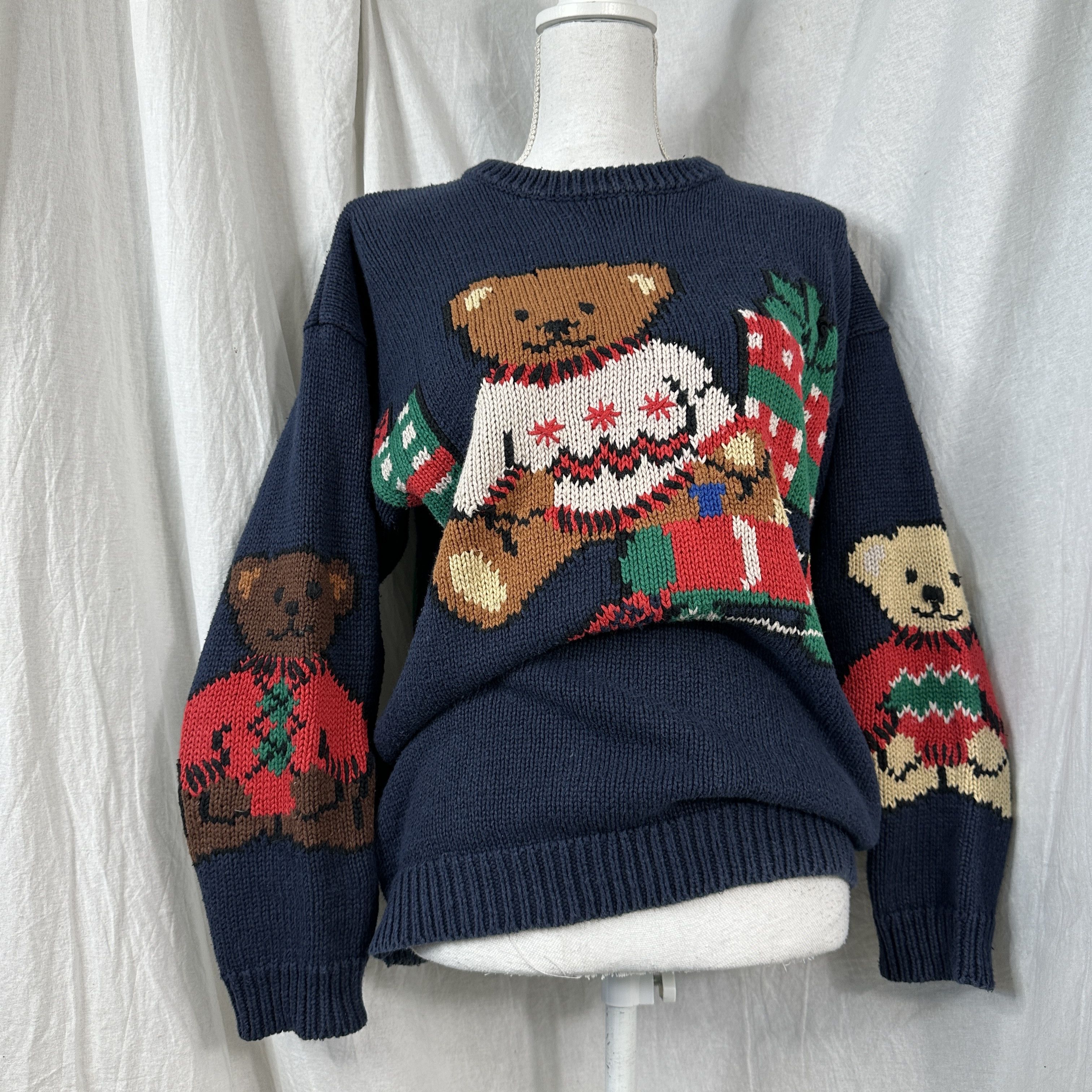 Vintage Sweater Sweet Bears Vintage Size US M / EU 48-50 / 2 - 7 Thumbnail