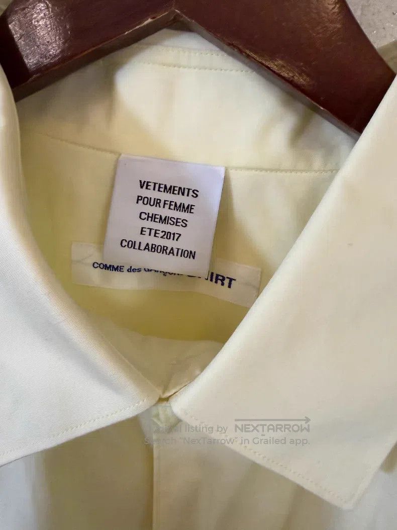Vetements VETEMENTS Yellow Long Sleeve Shirt Size US XS / EU 42 / 0 - 3 Thumbnail