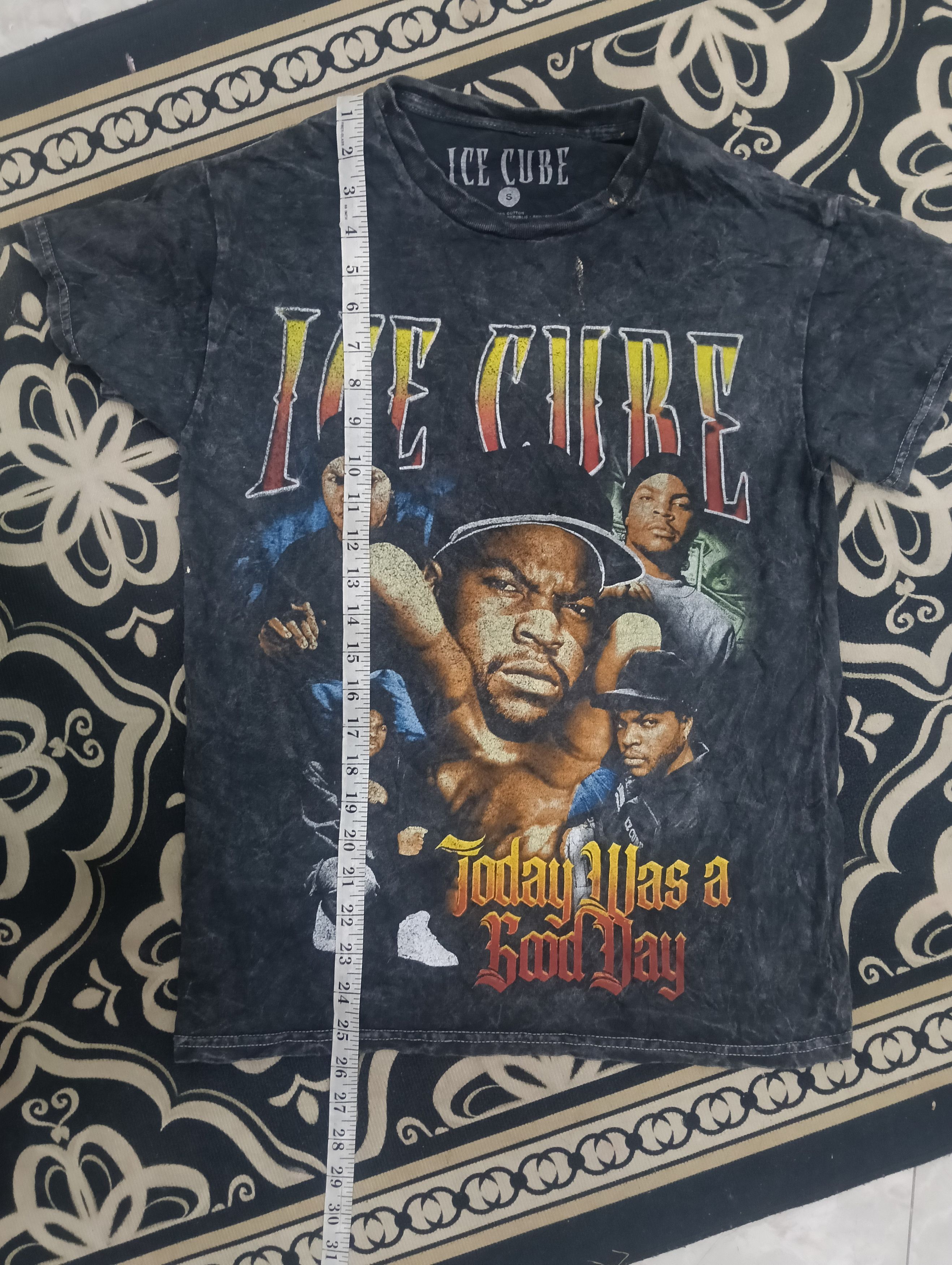 Rap Tees Ice Cube Rap/Hiphop Like Acid Wash Tee Size US S / EU 44-46 / 1 - 6 Thumbnail