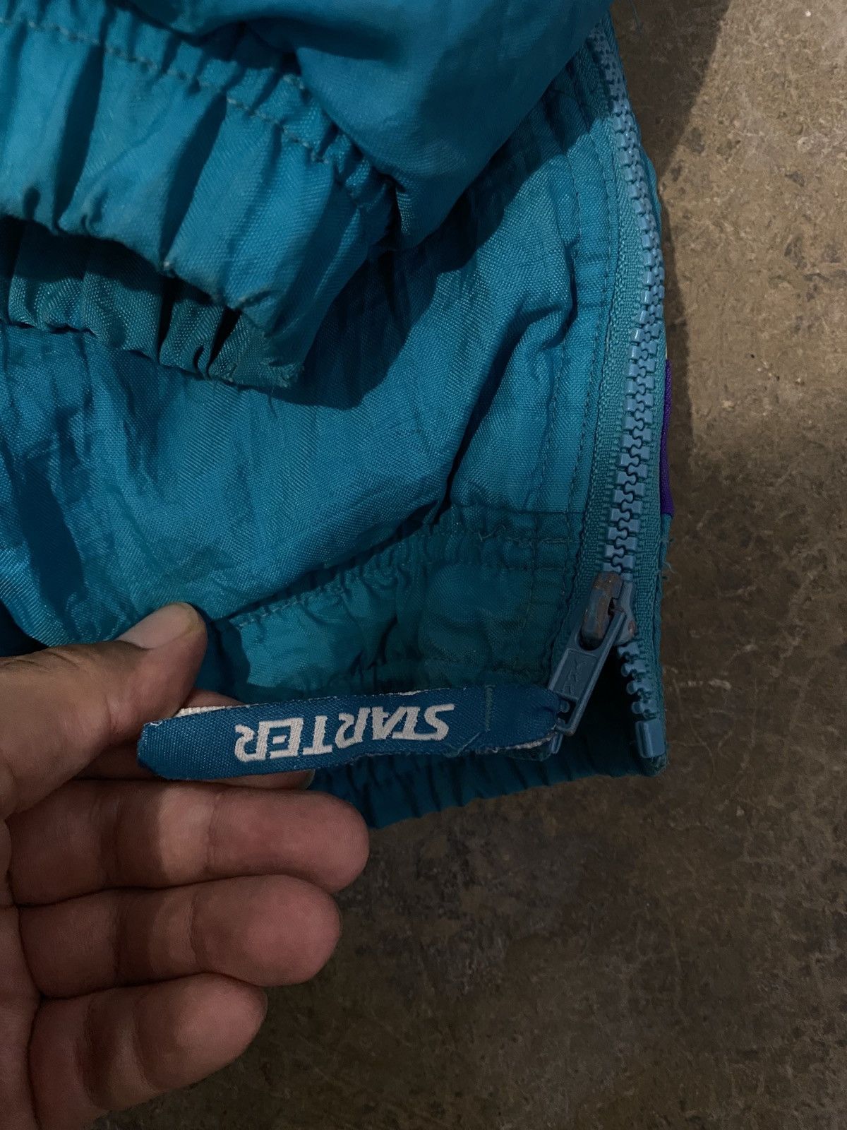 Starter Starter Jacket 1/2 Zip Charlotte Hornets Vintage 90’s Size US M / EU 48-50 / 2 - 4 Thumbnail
