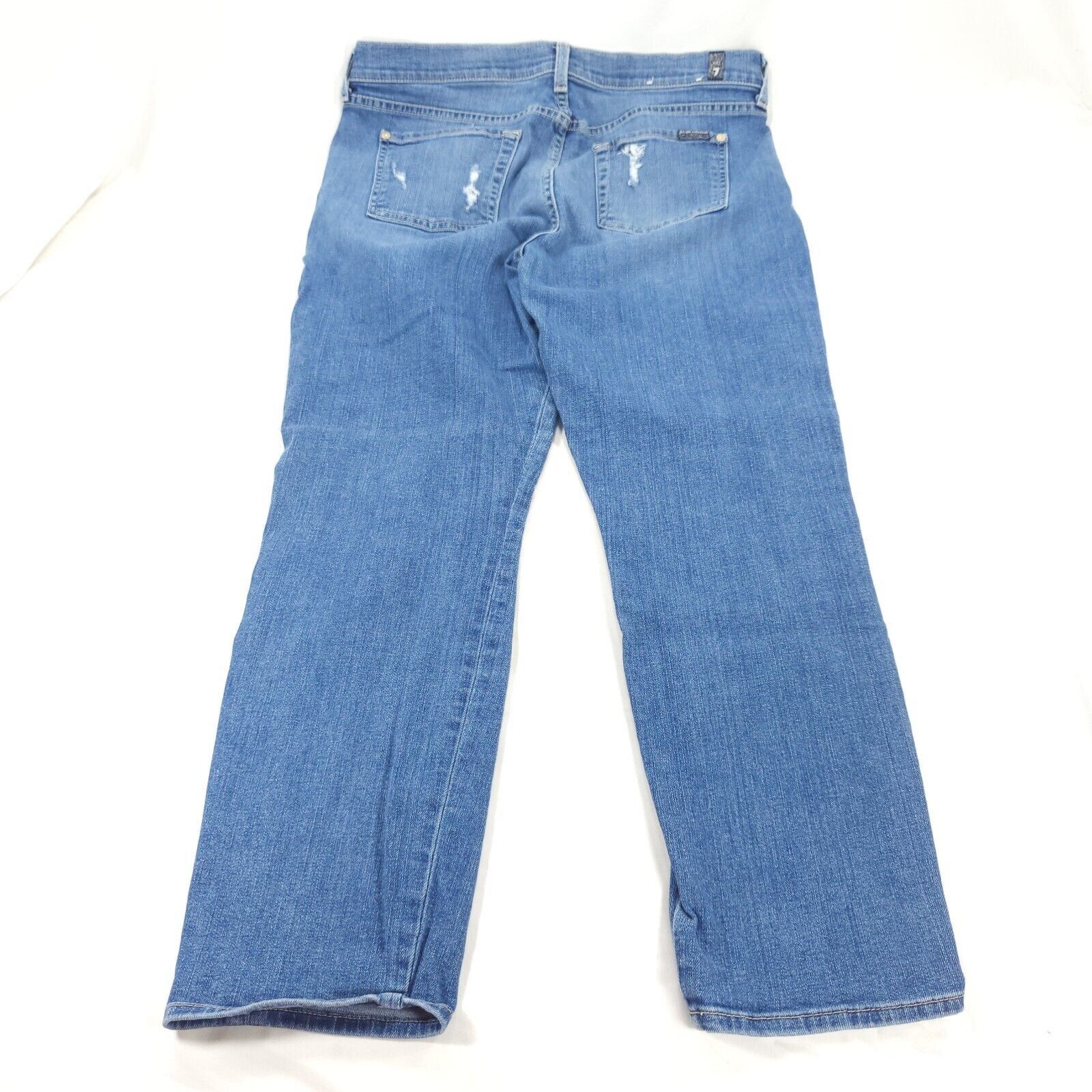 7 For All Mankind 7 For All Mankind Button Fly Jeans Womens Size 30 Blue Size 34" / US 12 / IT 48 - 3 Thumbnail
