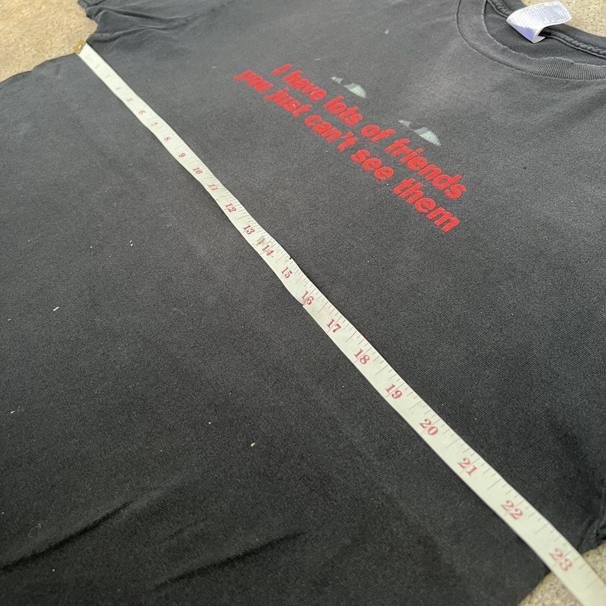 Vintage Vintage I have lots of friends you just can't see them Faded Size US XL / EU 56 / 4 - 14 Thumbnail
