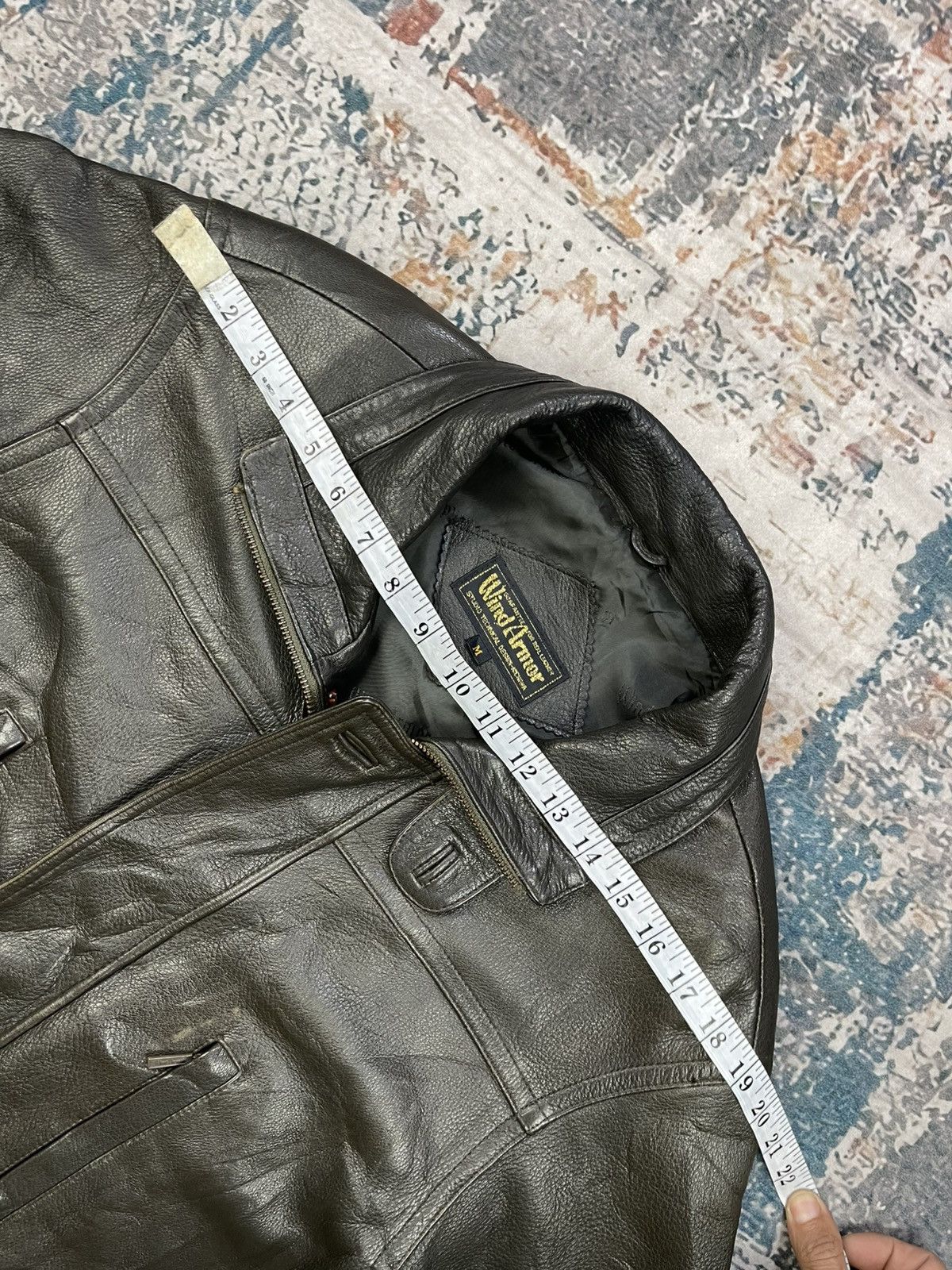 Vintage Vtg Wind Armor Deerskin Leather Coat Jacket Size US M / EU 48-50 / 2 - 13 Thumbnail