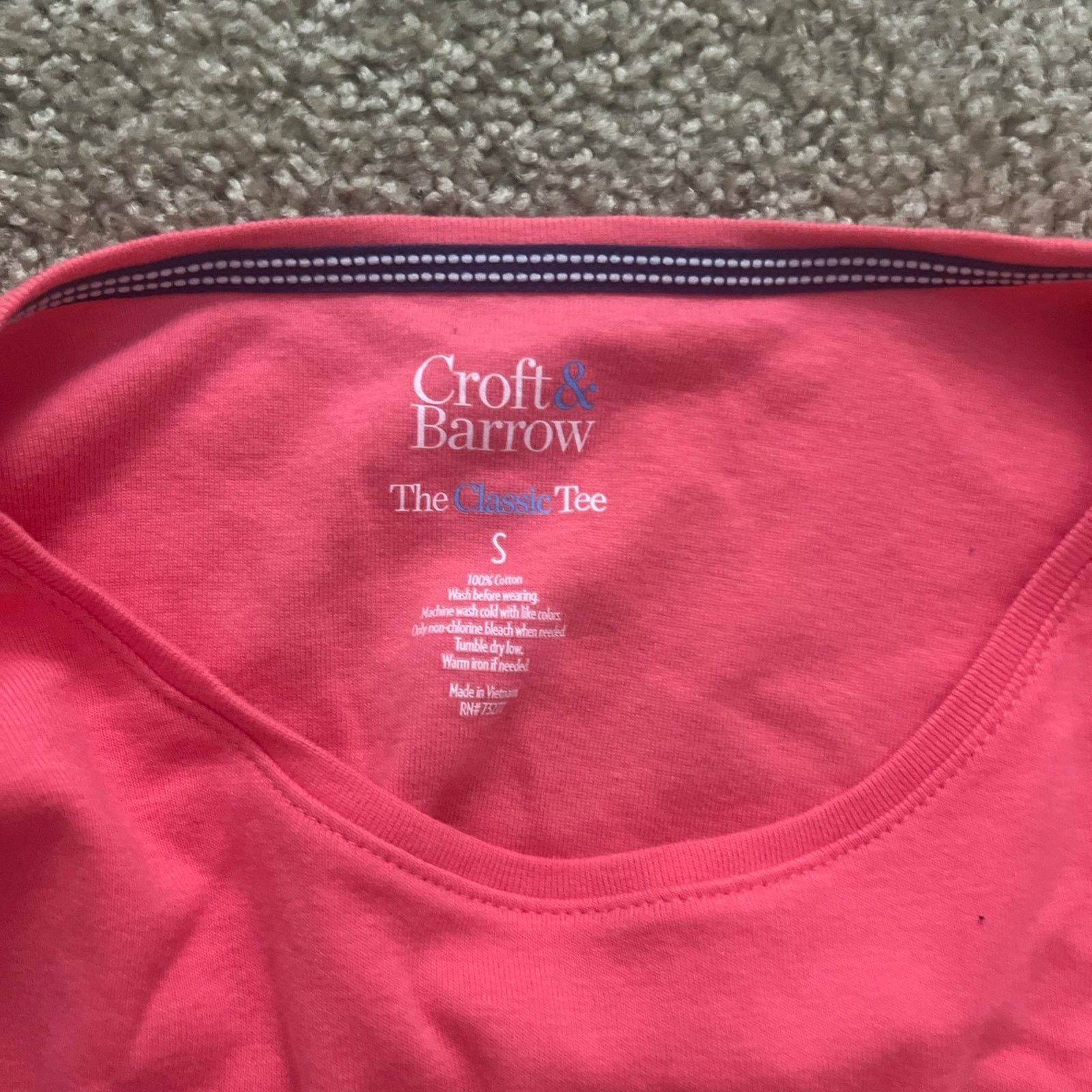 Croft & Barrow Croft & Barrow Long Sleeve Classic Tee Sz S Pink Size L / US 10 / IT 46 - 2 Thumbnail