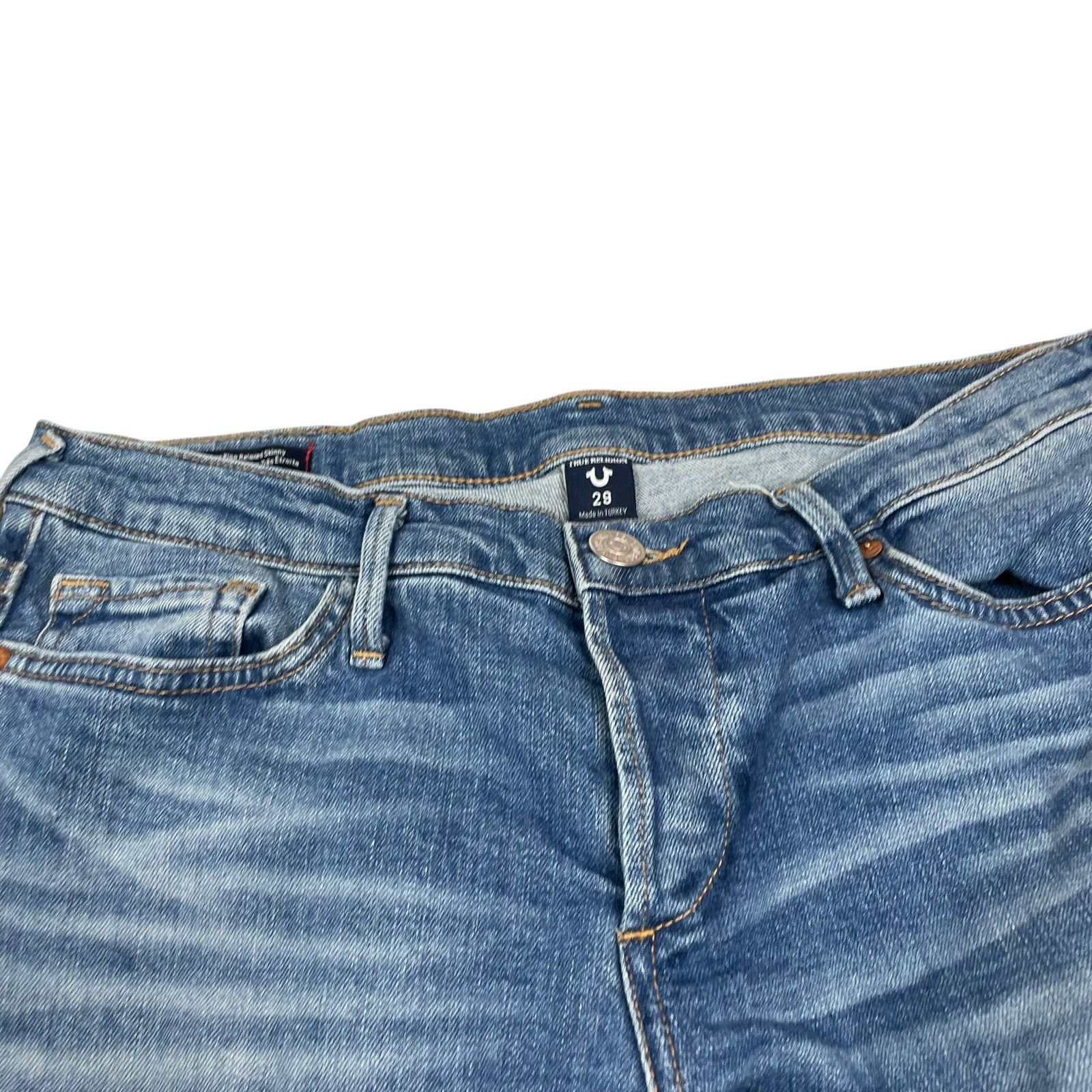 True Religion True Religion LIV Women Blue Low Rise Relaxed Skinny Jean 29 Size 29" - 5 Thumbnail