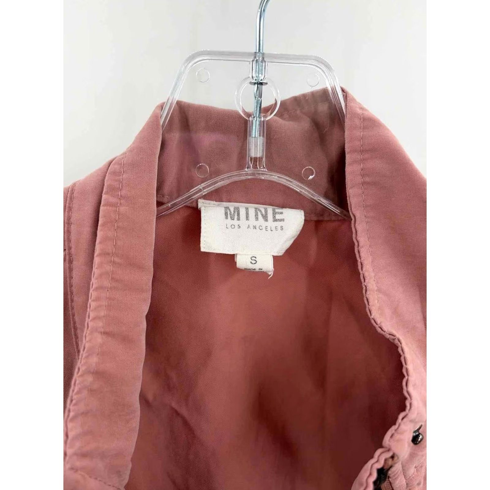 Pinko Mine Pink Zip Up Jacket Shortys? Size S / US 4 / IT 40 - 2 Thumbnail