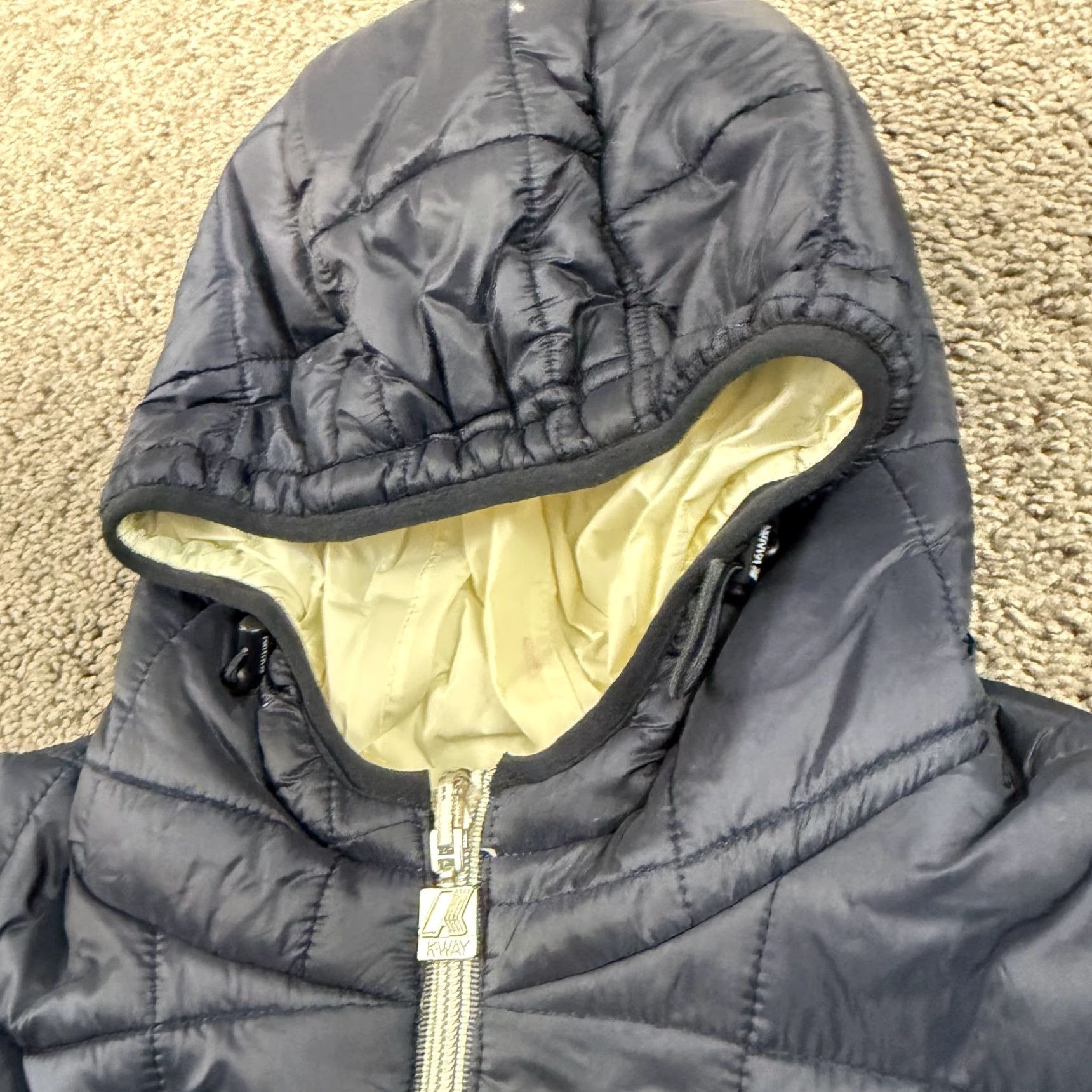 K-Way K-Way Jacket Womens S Blue White Reversible Parka Puffer Hooded Quilted Full Zip Jacket Women Parka S Blue White Reversible Quilted Hooded Full Zip Size S / US 4 / IT 40 - 7 Thumbnail