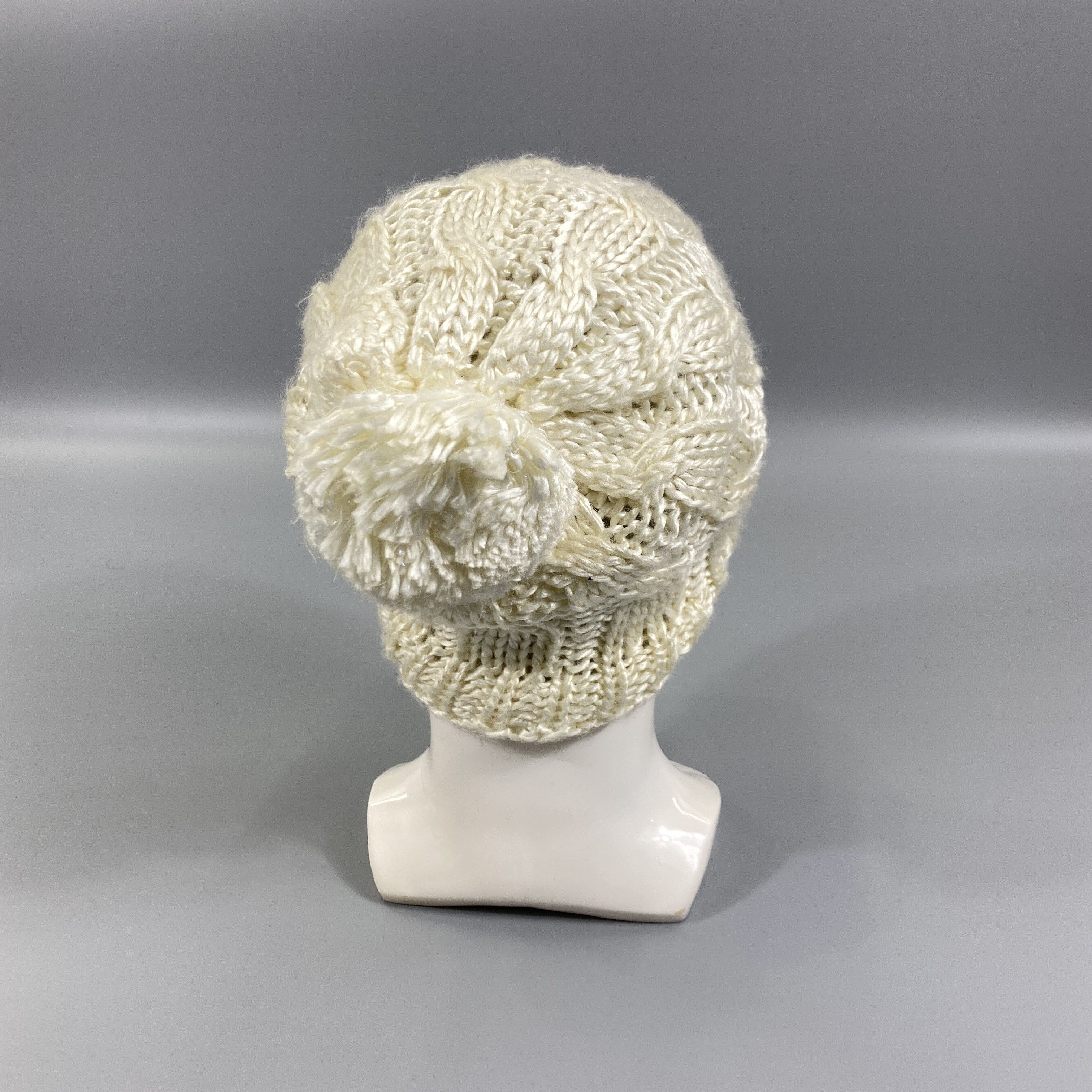 Japanese Brand Knitted Beanie Hat With Pom Pom -BN1024 Size ONE SIZE - 3 Thumbnail