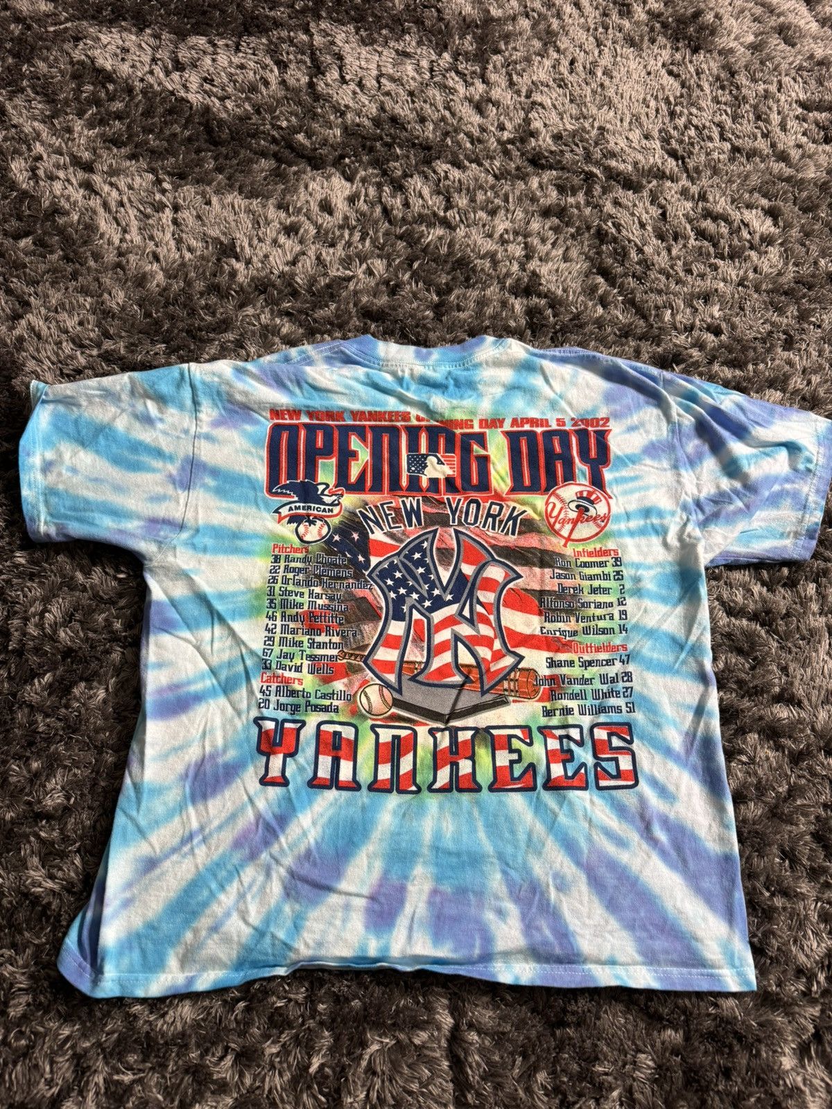 New York Yankees × Vintage 2002 NY Yankees Opening Day shirt Size US XL / EU 56 / 4 - 2 Thumbnail