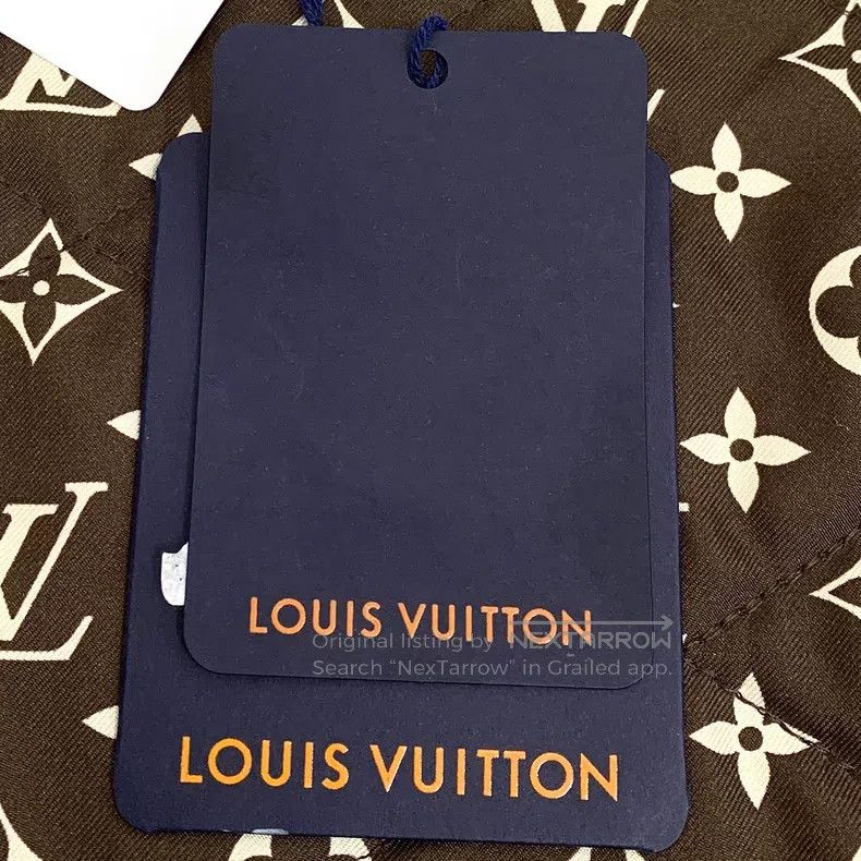 Louis Vuitton Louis Vuitton Beige inside logo presbyopic full print twee Size XS / US 0-2 / IT 36-38 - 6 Thumbnail