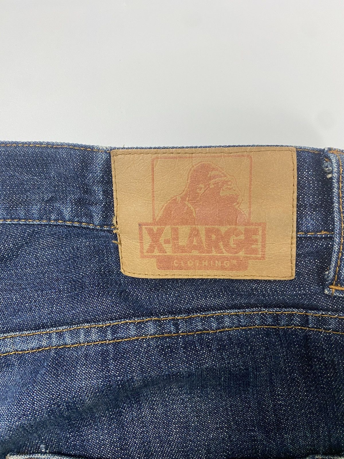 X-LARGE Xlarge Monogram Inside Denim Jeans Size US 32 / EU 48 - 7 Thumbnail