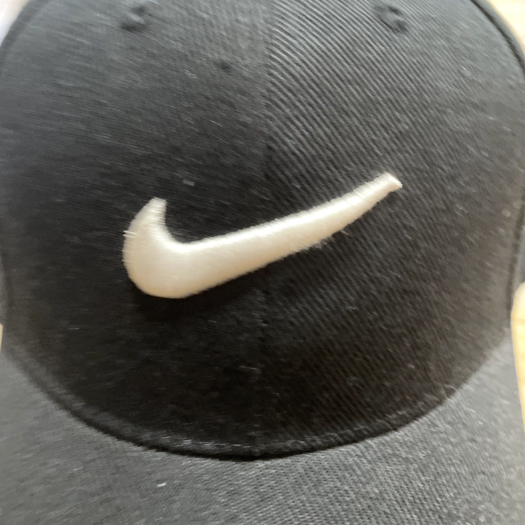 Nike Nike Check Logo Hat Black White Streetwear Adjustable Clasp Adult Men Size ONE SIZE - 6 Thumbnail