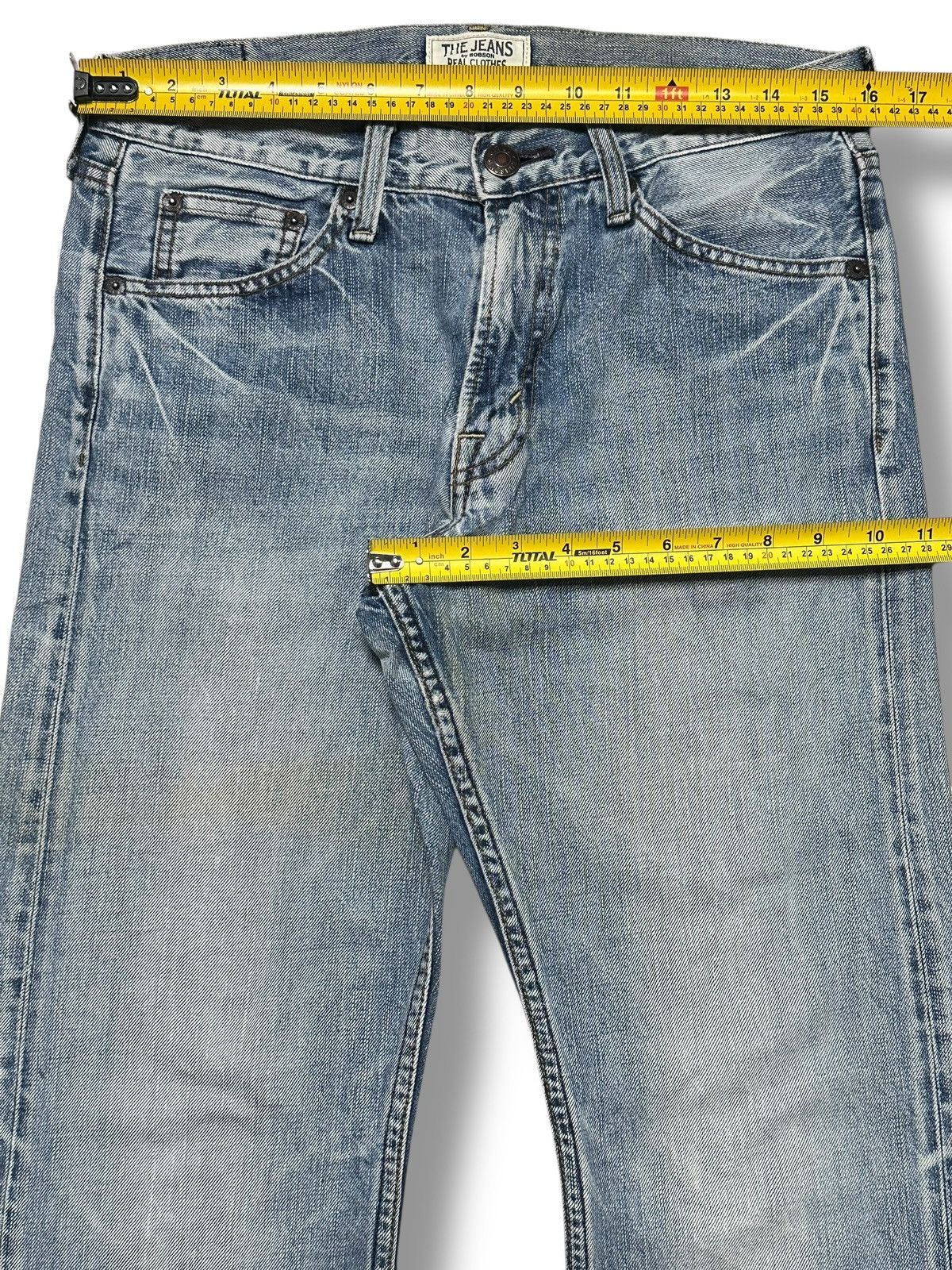 Japanese Brand Bobson Special Edition Flare Jeans – Light Blue Wash & Faded Size US 32 / EU 48 - 20 Thumbnail