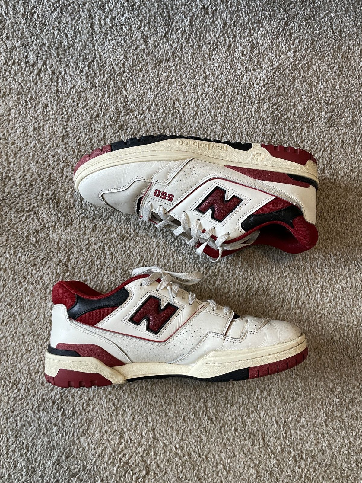 Aime Leon Dore × New Balance ALD New Balance 550 Red/White Size US 11 / EU 44 - 1 Thumbnail