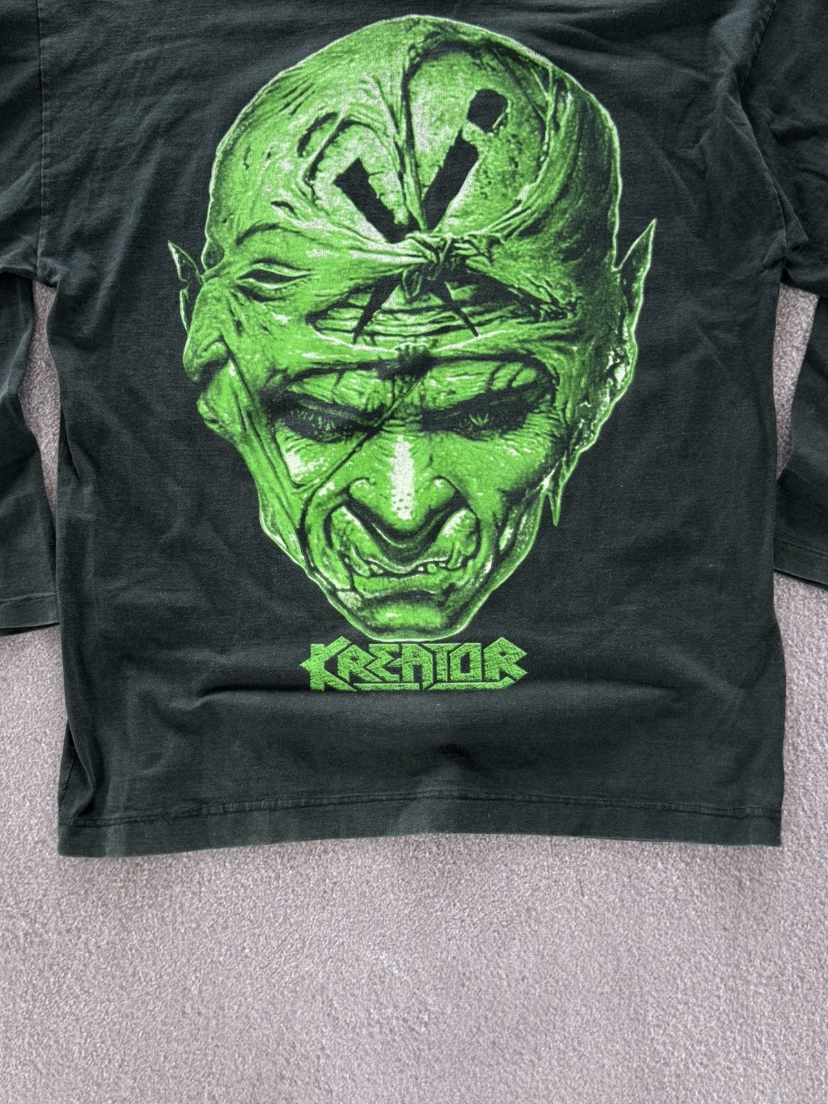 Band Tees Vintage 1990’s Kreator Trashed Design Faded Band T-shirt Size US M / EU 48-50 / 2 - 9 Thumbnail
