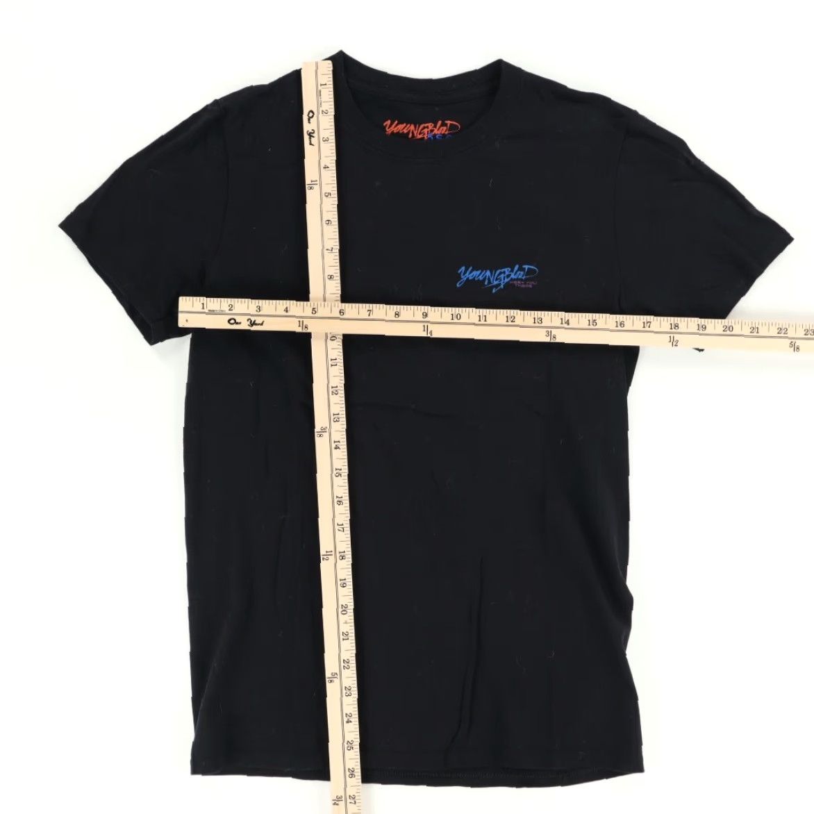 Vintage Youngblood 2018 Tour Solid T-Shirt Black Men's S Shirt Size US S / EU 44-46 / 1 - 3 Thumbnail