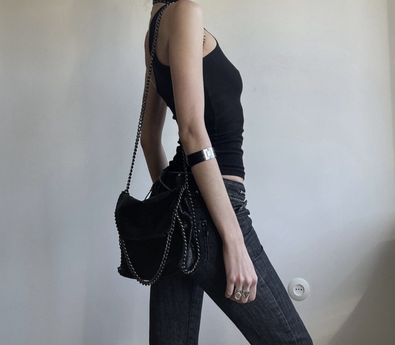 Other Shiny handbag on a metal chain, glamorous disco Size ONE SIZE - 8 Thumbnail