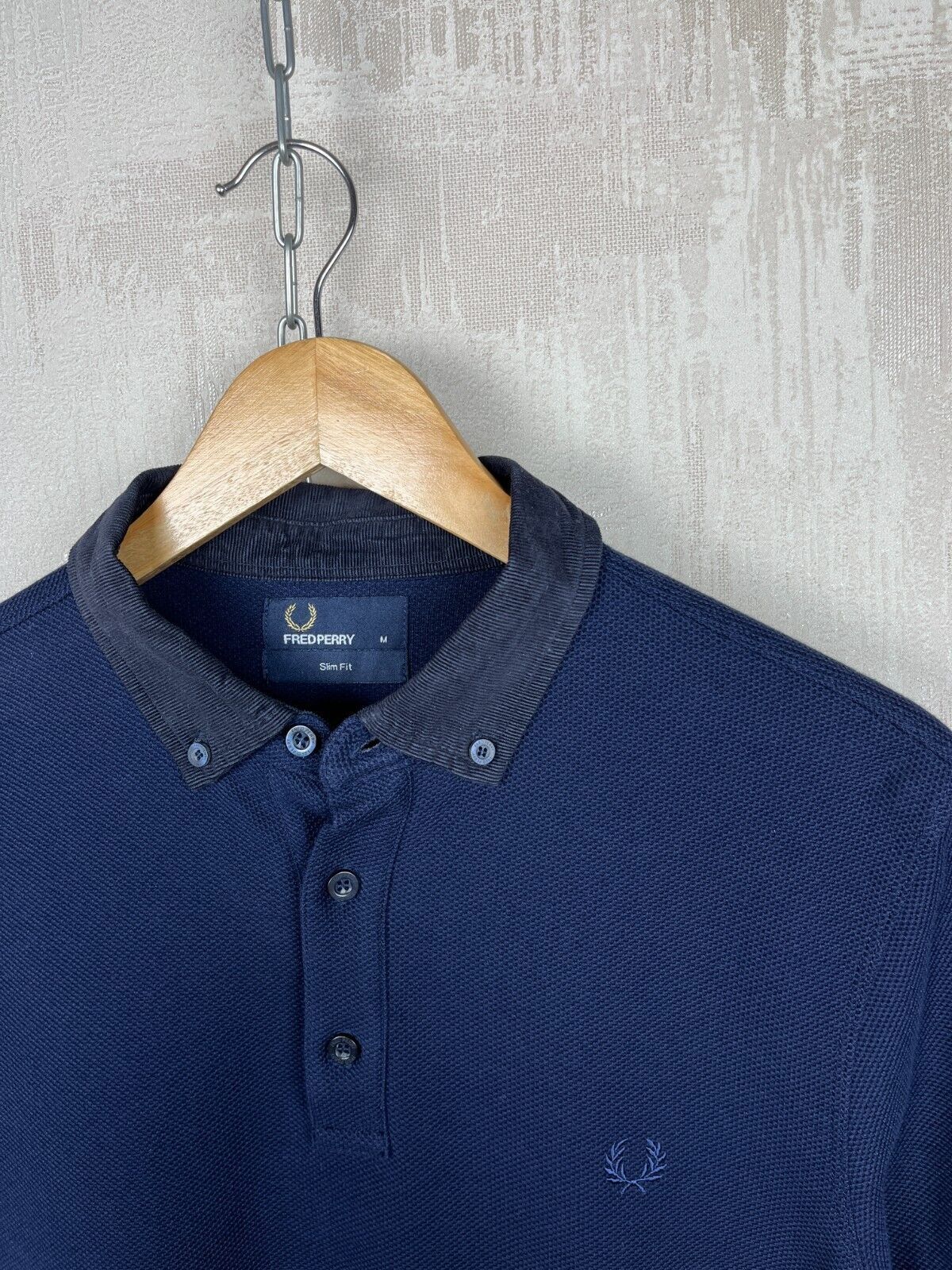 Fred Perry Fred Perry Corduroy Collar Men's Polo T-shirt Size US M / EU 48-50 / 2 - 5 Thumbnail
