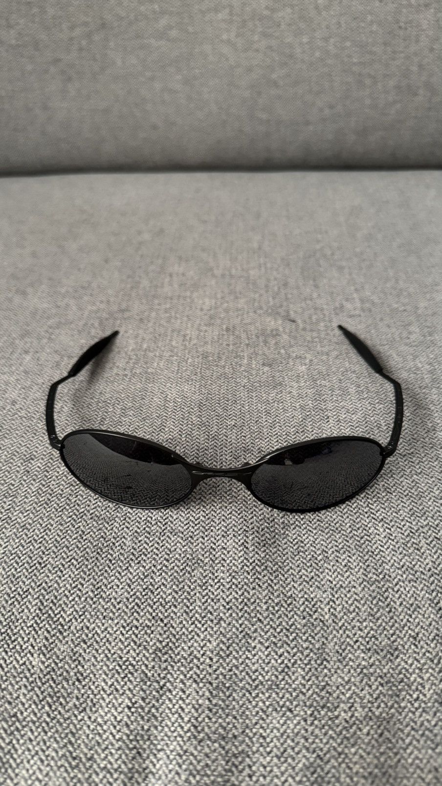 Oakley 90’s Vintage Oakley E Wire Gen 1 Steel Gray Sunglasses Size ONE SIZE - 4 Thumbnail