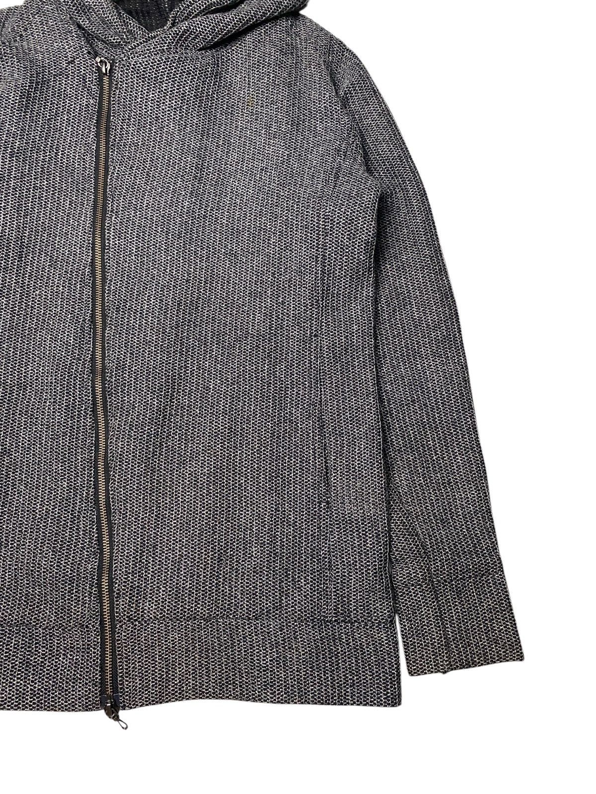 If Six Was Nine 2000's Fuga Asymetric Wool Zip Hoodie Size US M / EU 48-50 / 2 - 4 Thumbnail