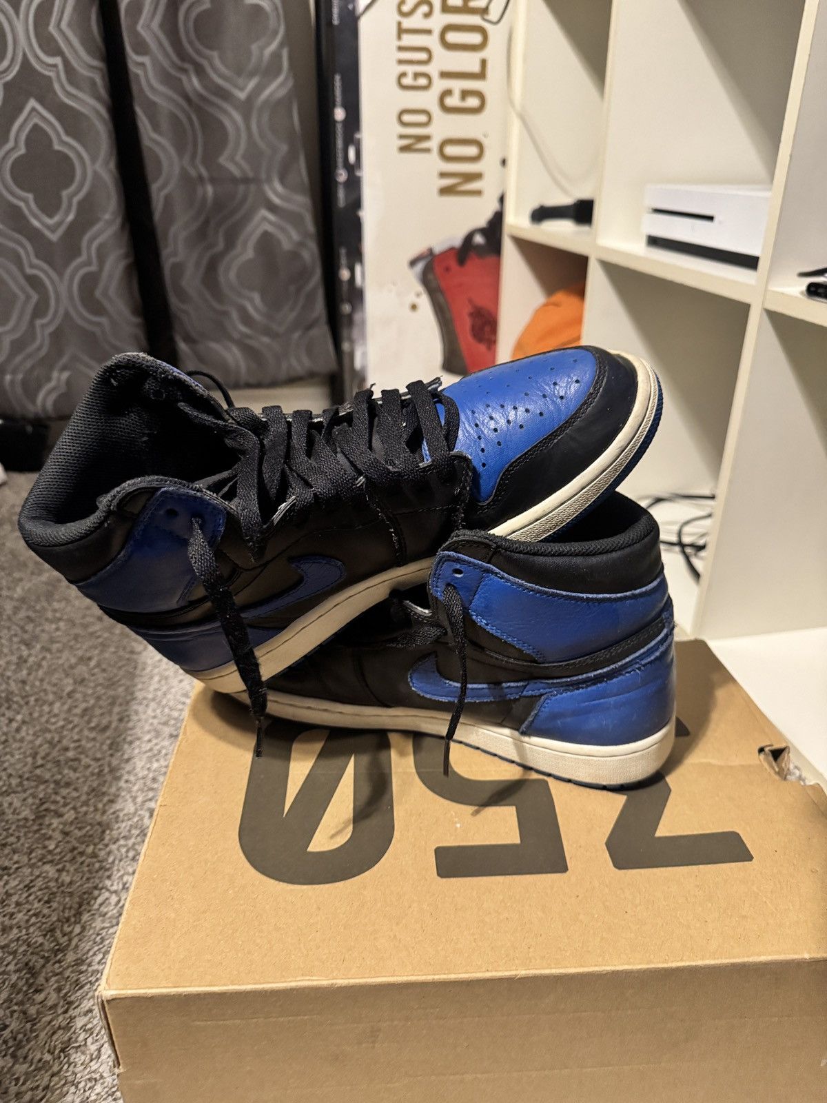 Jordan Brand × Vintage Jordan 1 retro Royal blue Size US 10.5 / EU 43-44 - 4 Thumbnail
