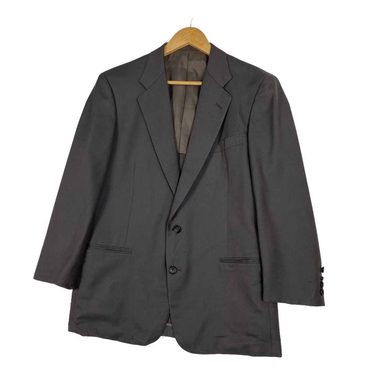 Burberry BURBERRYS BUTTON COAT BLAZER Size US M / EU 48-50 / 2 - 2 Thumbnail