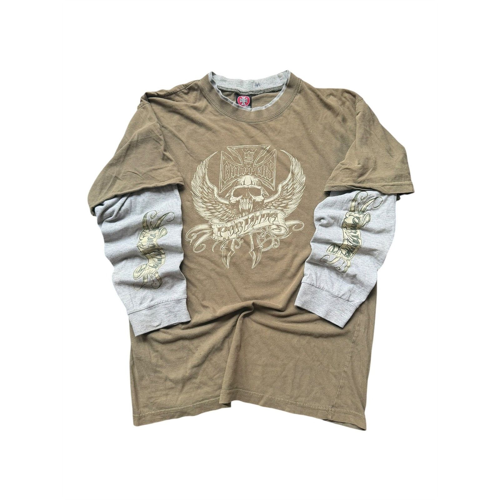 Vintage West Coast Choppers Skull & Wings Long Sleeve