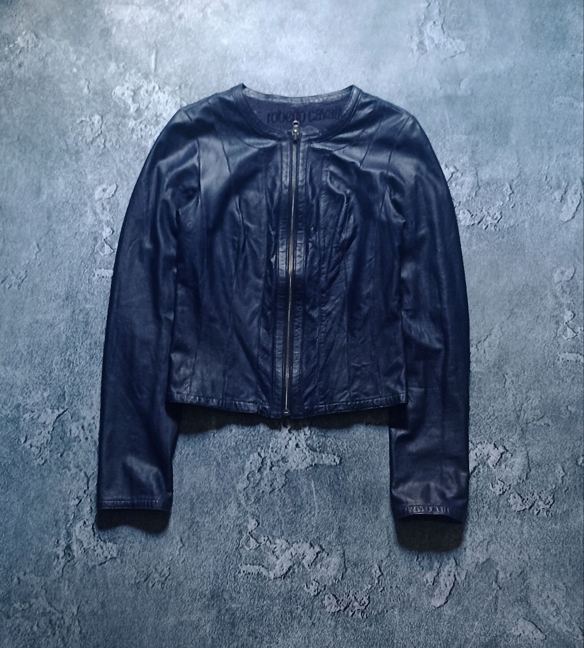 Roberto Cavalli Vintage Roberto Cavalli Double Sided Monogram Leather Jacket Size S / US 4 / IT 40 - 2 Thumbnail
