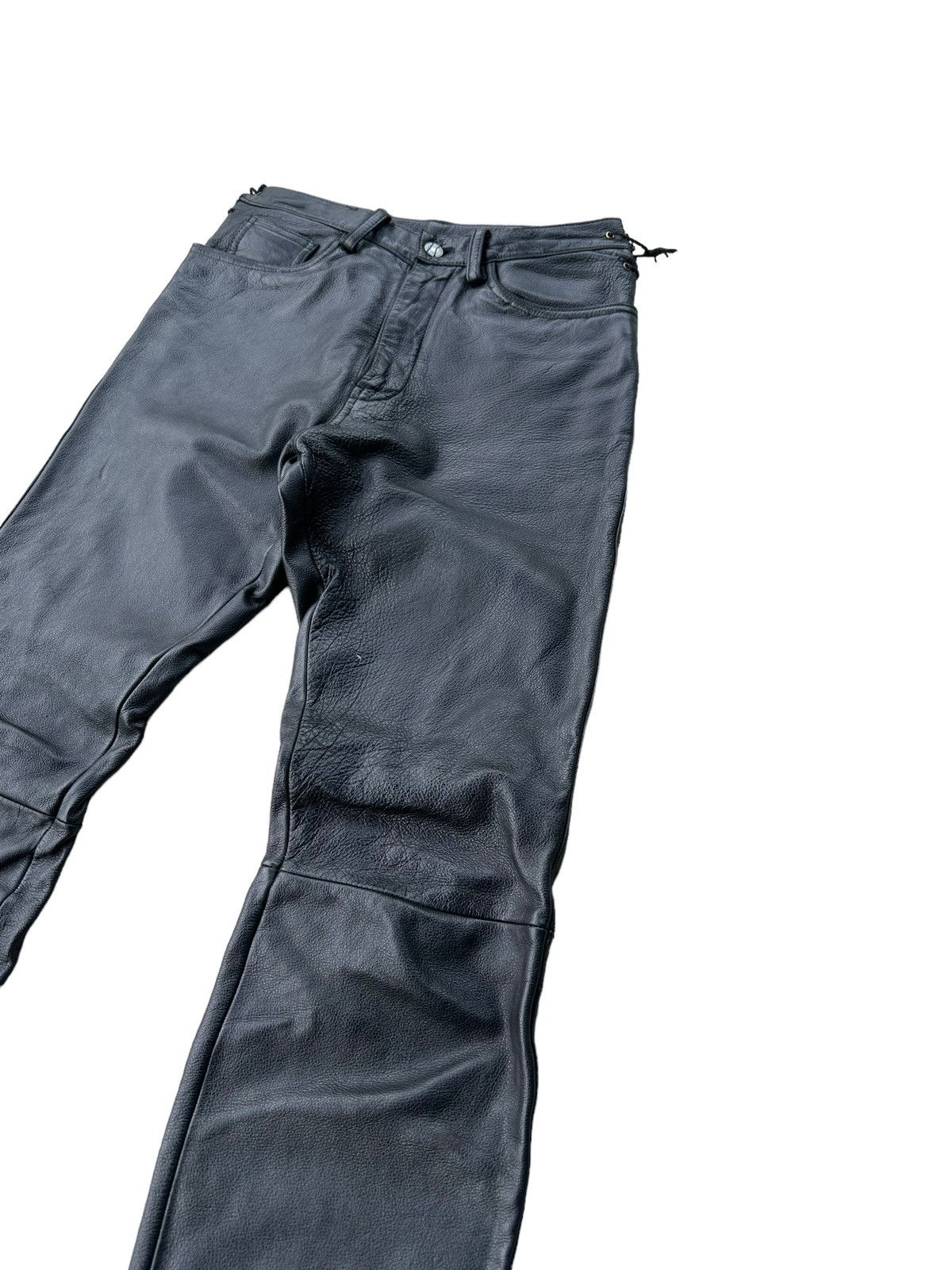 Johnbull Vintage 80s Johnbull leather pants Size US 29 - 3 Thumbnail