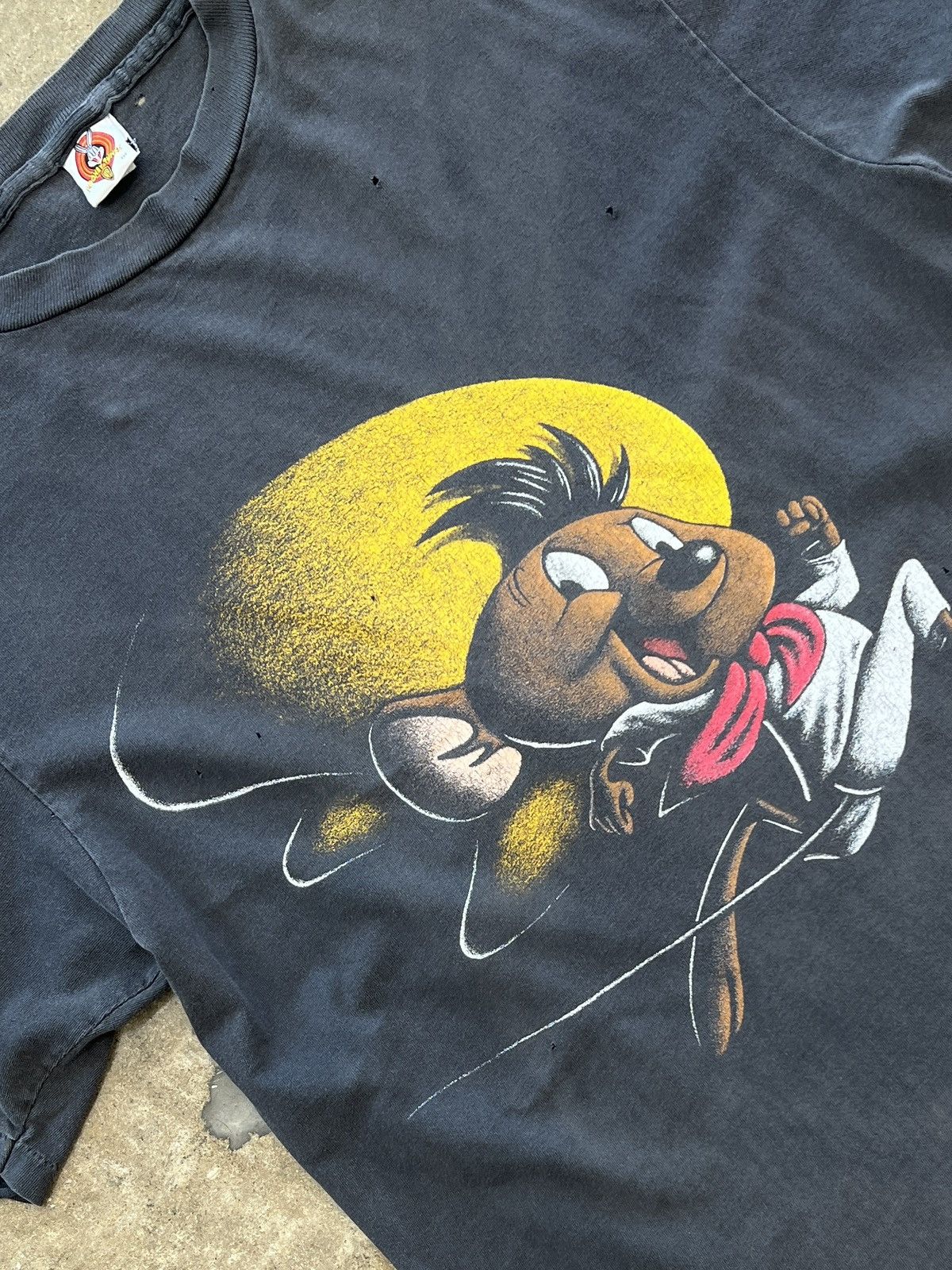 Warner Bros Vintage 1997 Speedy Gonzales Shadow Character Tee Large Size US L / EU 52-54 / 3 - 1 Thumbnail