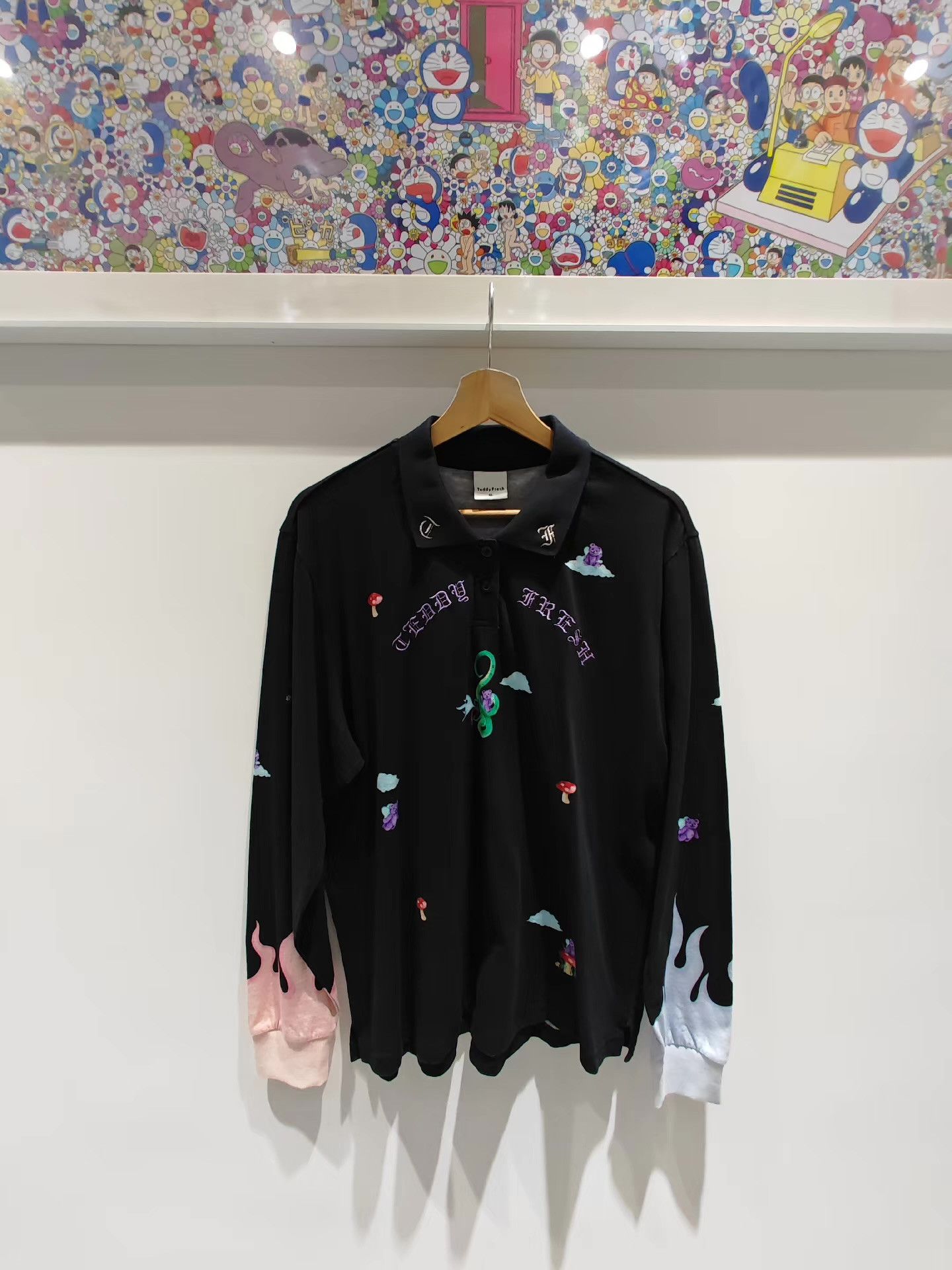 Teddy Fresh Teddy Fresh Bear Print Long Sleeve Polo Q15 Size US XL / EU 56 / 4 - 1 Thumbnail