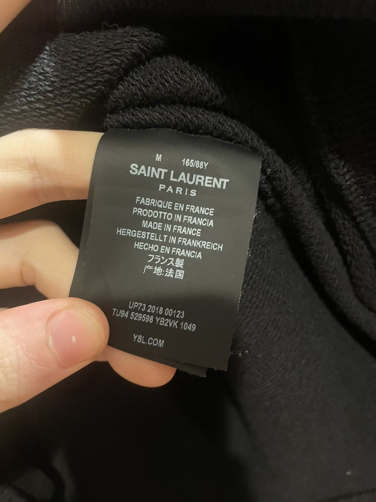 Saint Laurent Paris Saint Laurent 1971 Hoodie Size US M / EU 48-50 / 2 - 5 Thumbnail