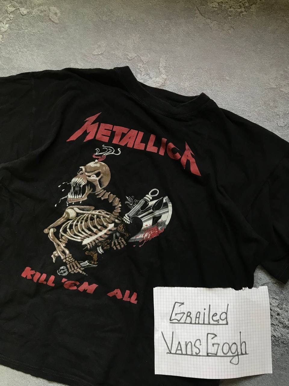 Band Tees × Metallica × Vintage Vintage Metallica Kill Em All Tee Shirt Size L Size US L / EU 52-54 / 3 - 2 Thumbnail
